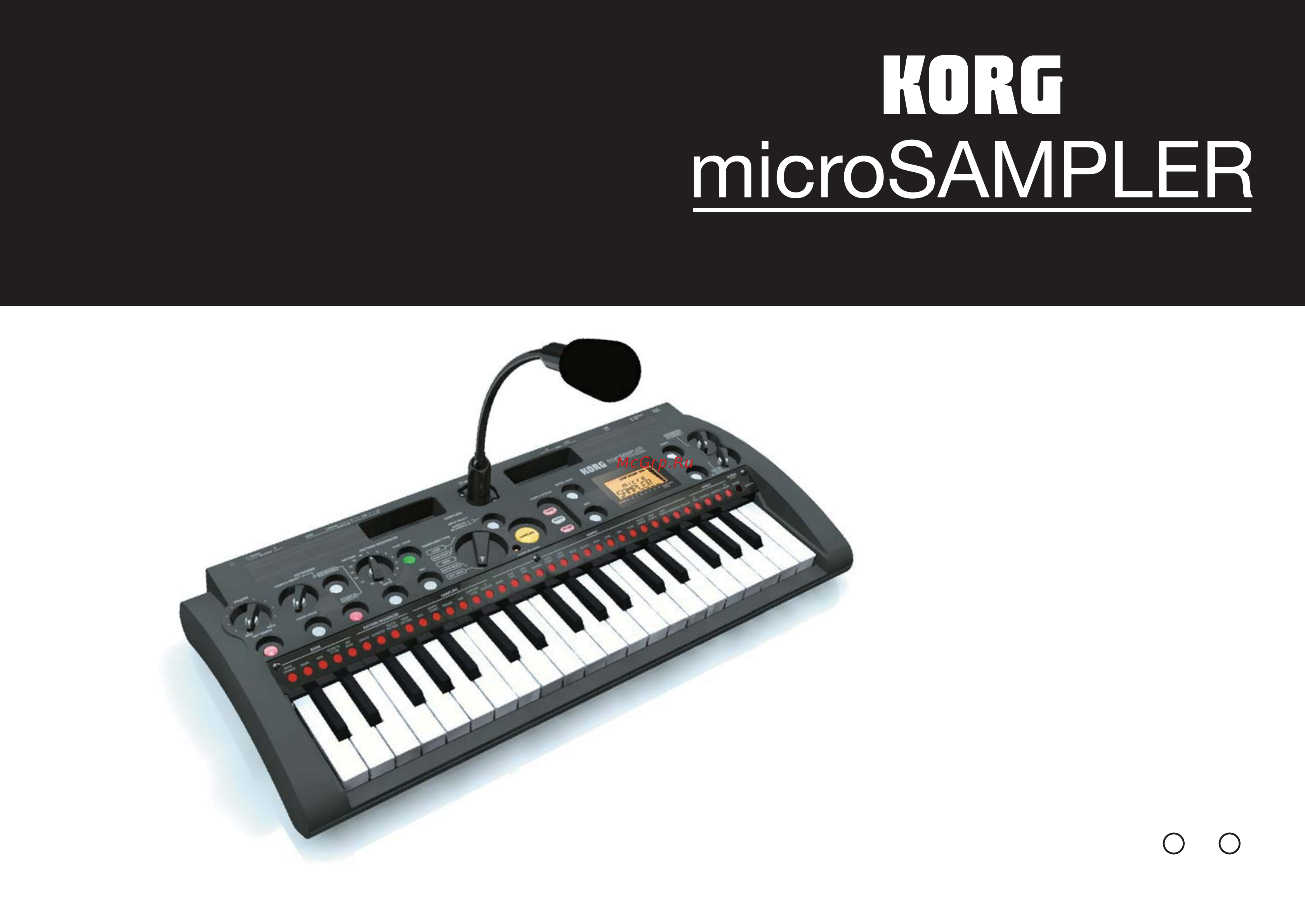 Korg microSampler Инструкция по эксплуатации онлайн