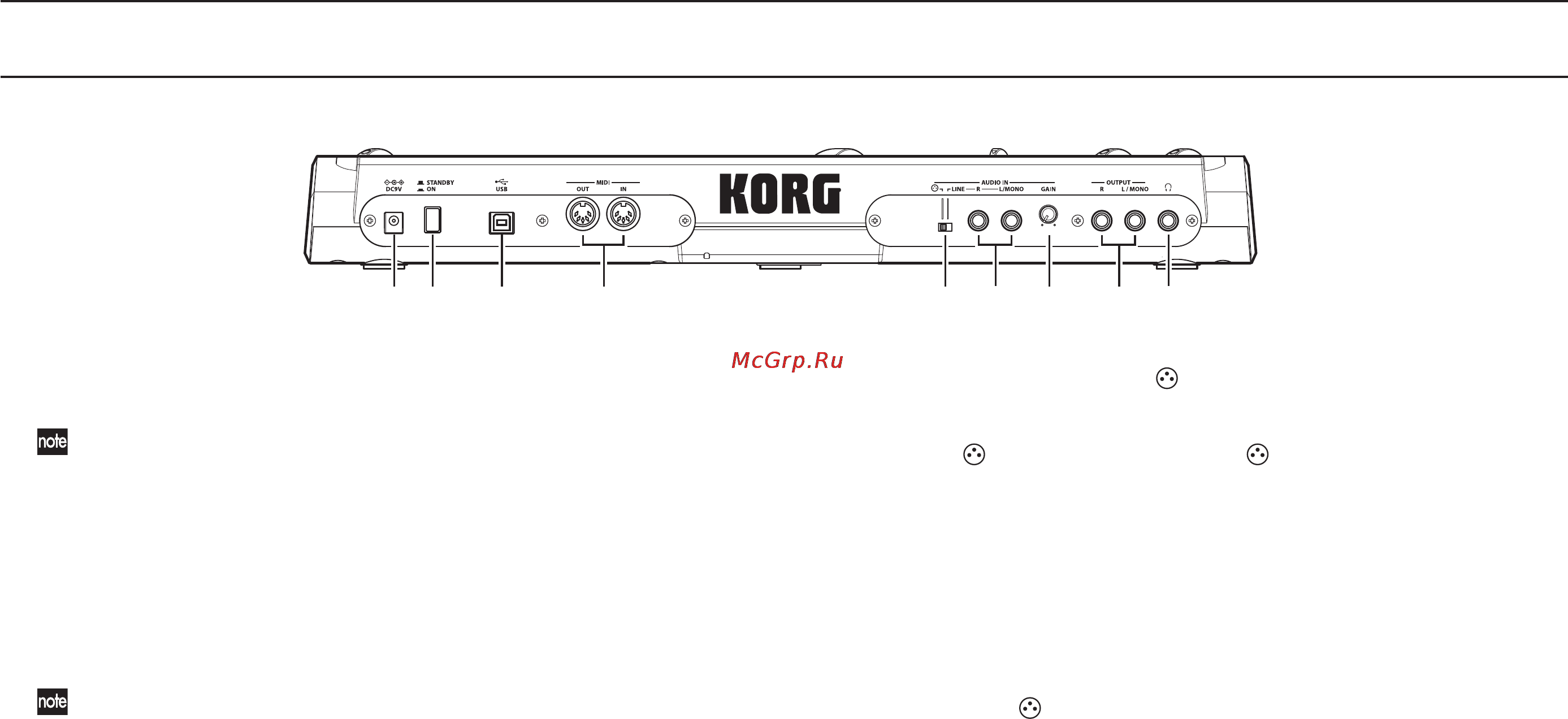 Korg microSampler [12/72] 3 5 7 8 9 6 4