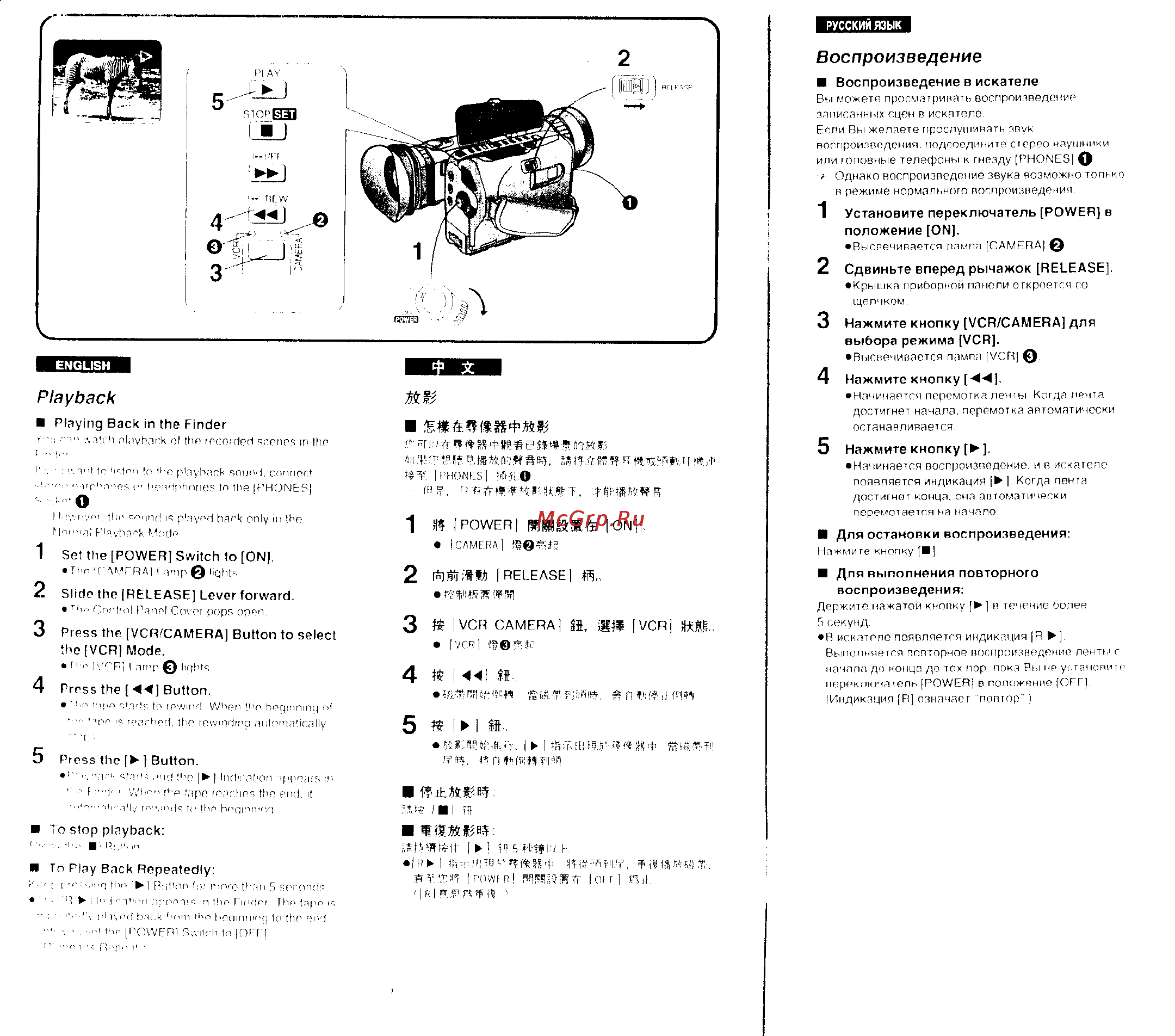 Panasonic NV-DX1EN [17/93] Playback
