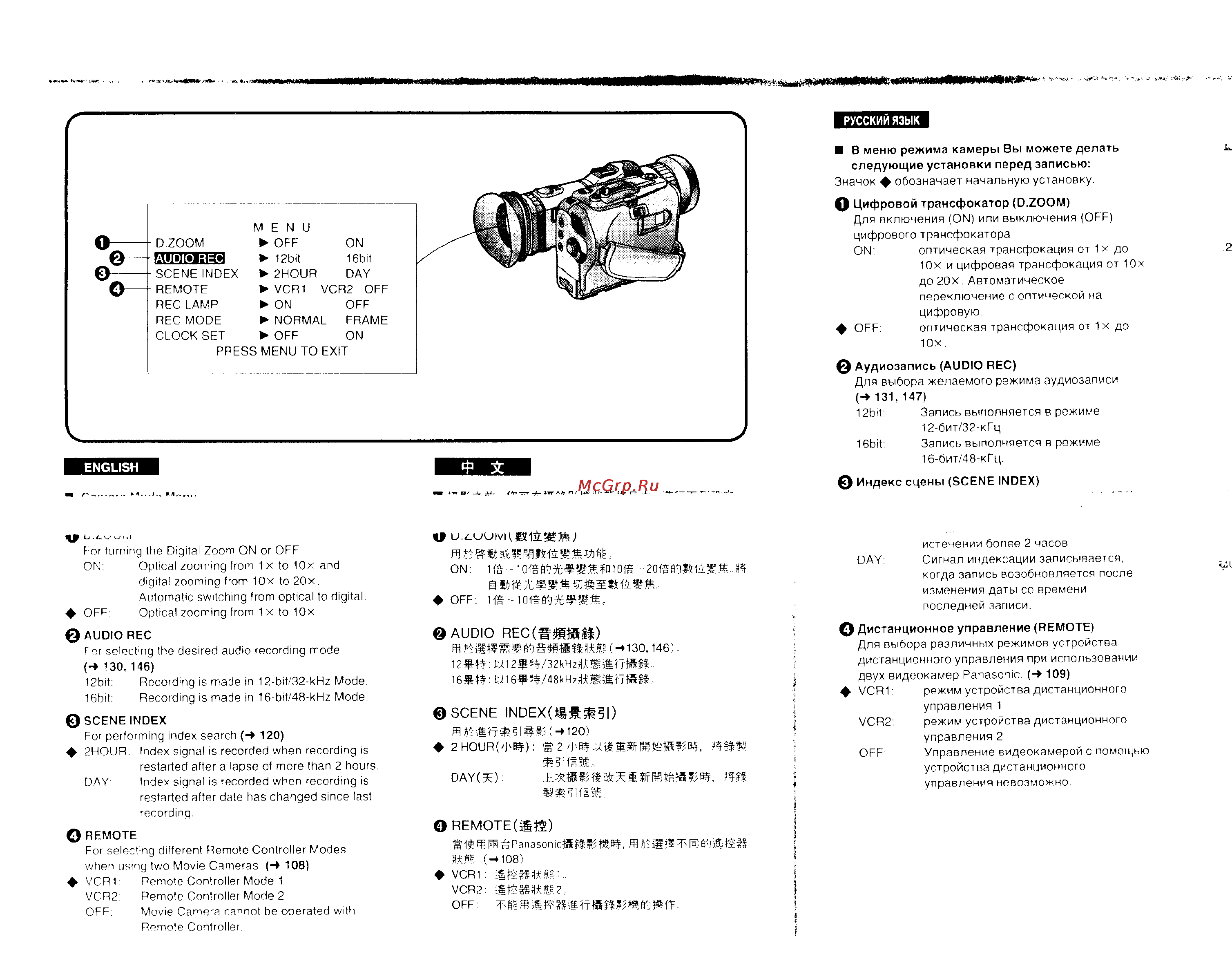 Panasonic NV-DX1EN Инструкция по эксплуатации онлайн [28/93] 17995