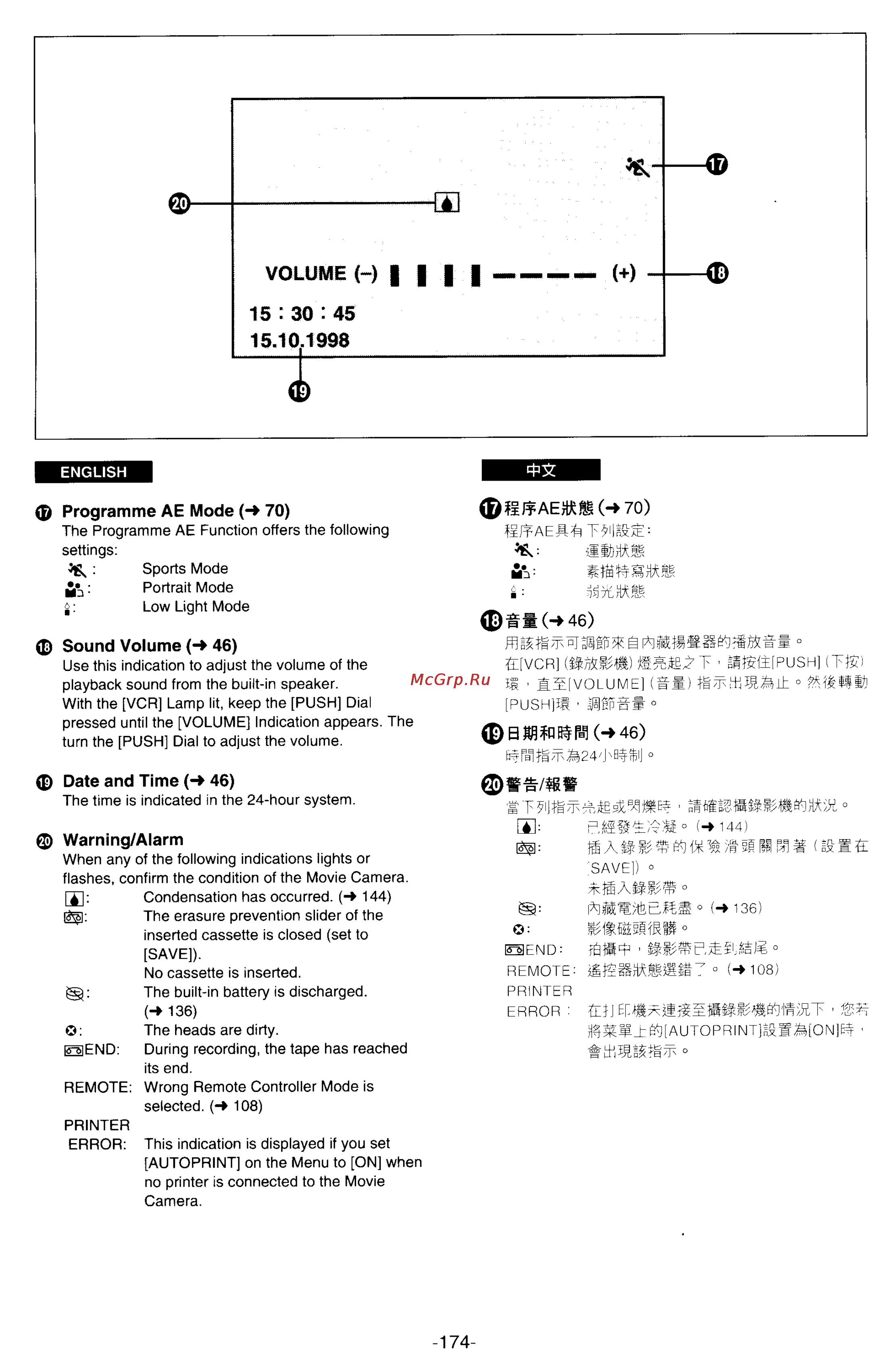 Panasonic NV-DX100EN [155/163] Programme ae mode 70