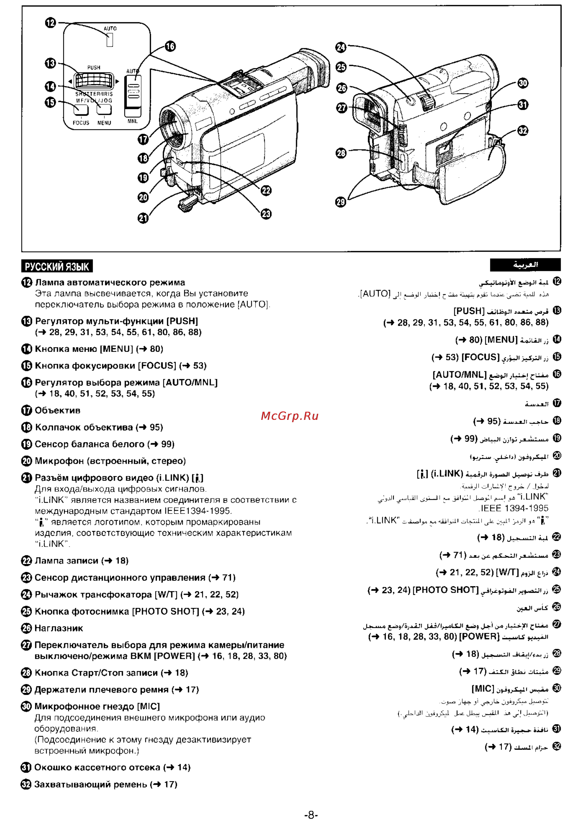 Panasonic NV-DS99ENA Инструкция по эксплуатации онлайн [6/112] 18009