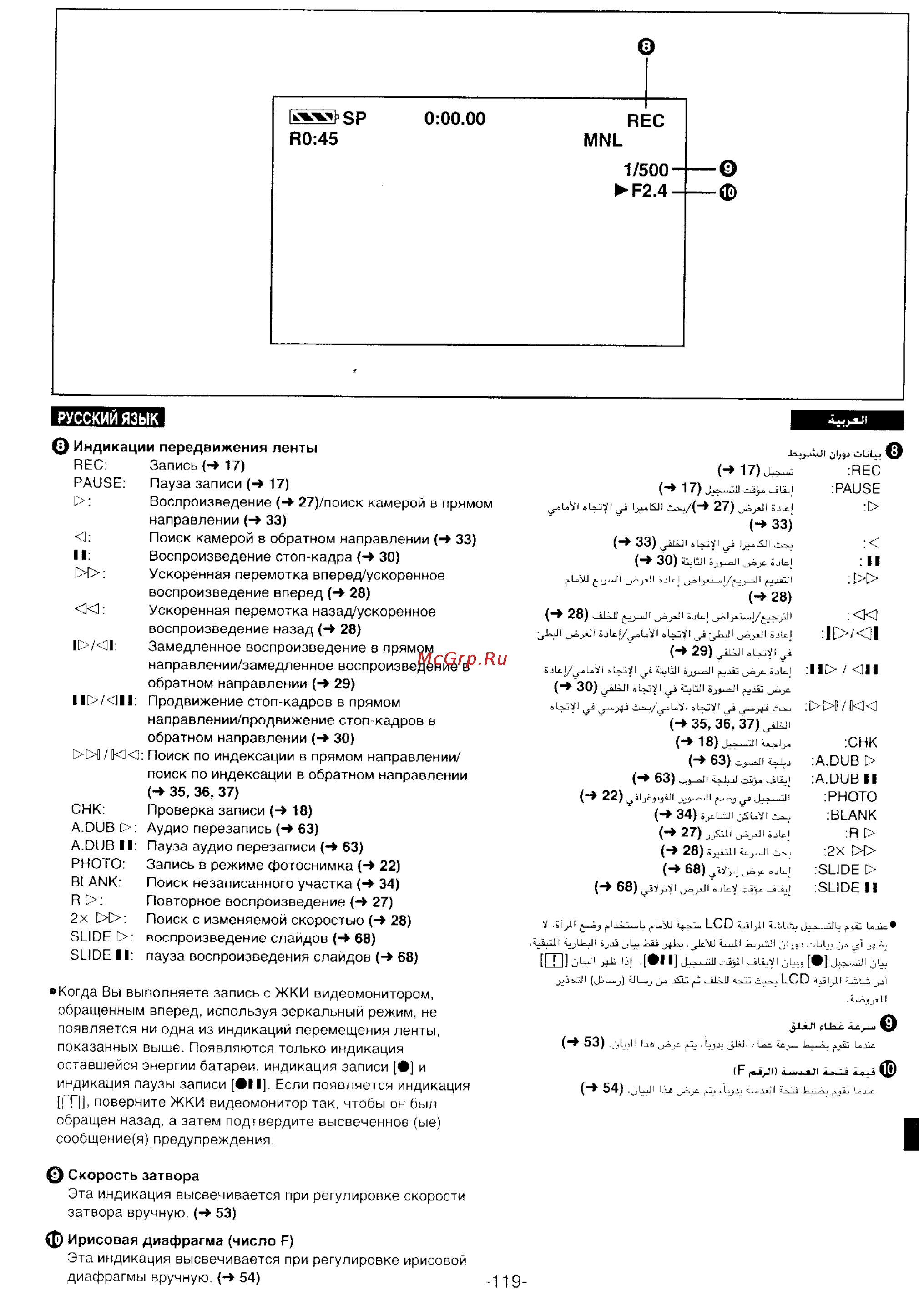 Panasonic NV-DS55DEN [117/138] R0 45 mnl