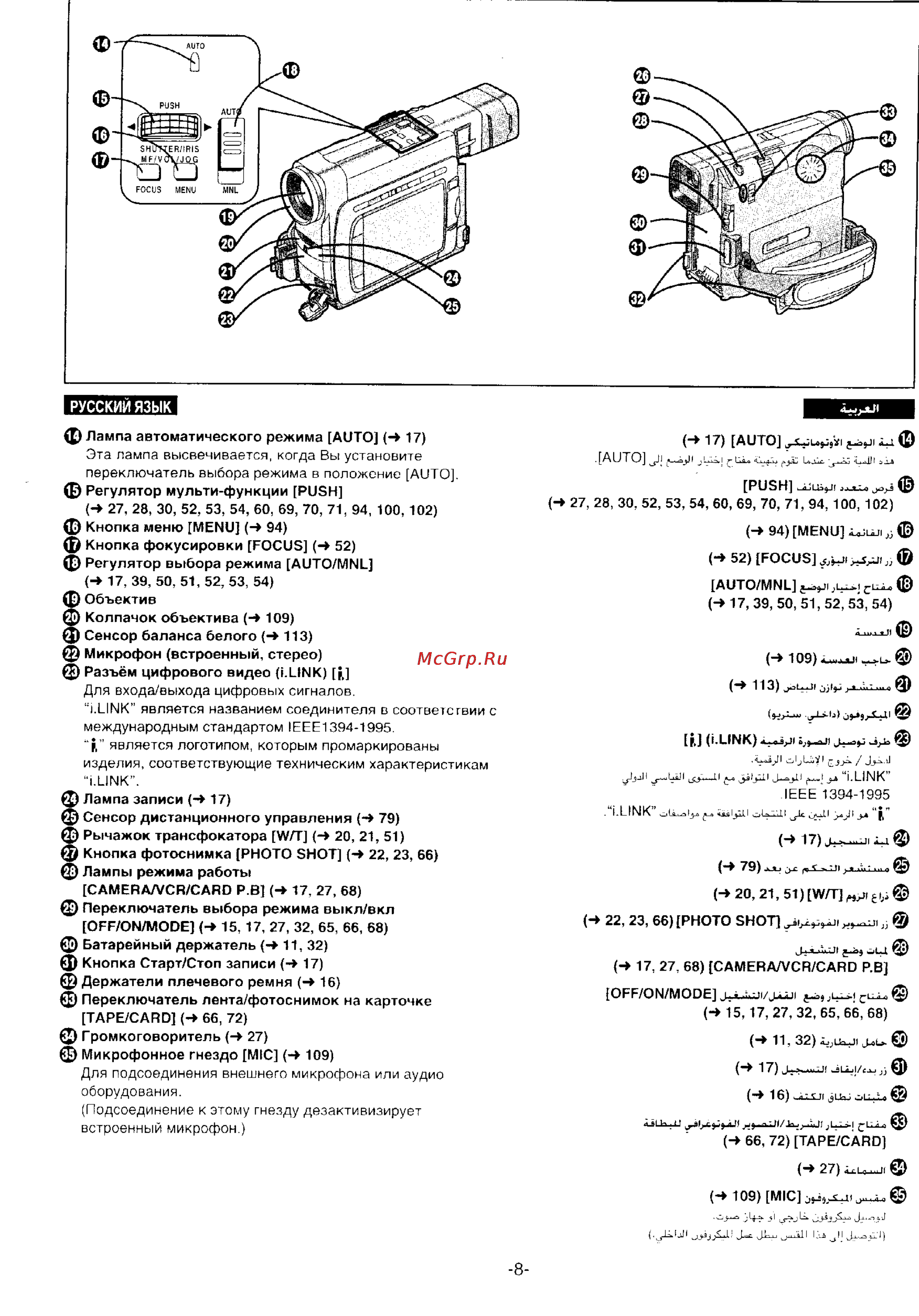 Panasonic NV-DS55DEN Инструкция по эксплуатации онлайн [6/138] 18073