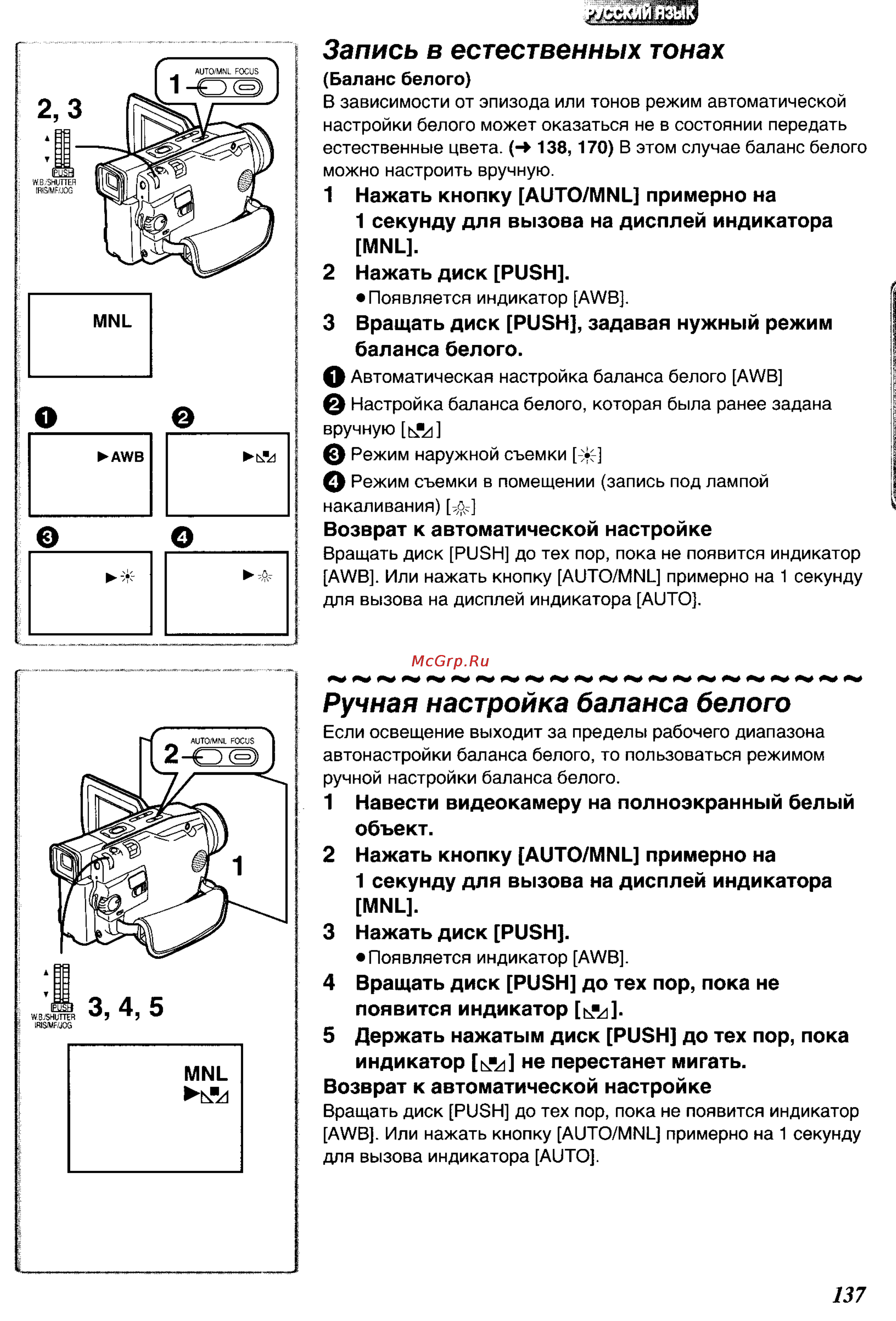 Panasonic NV-DS50EN [25/62] Запись в естественных тонах