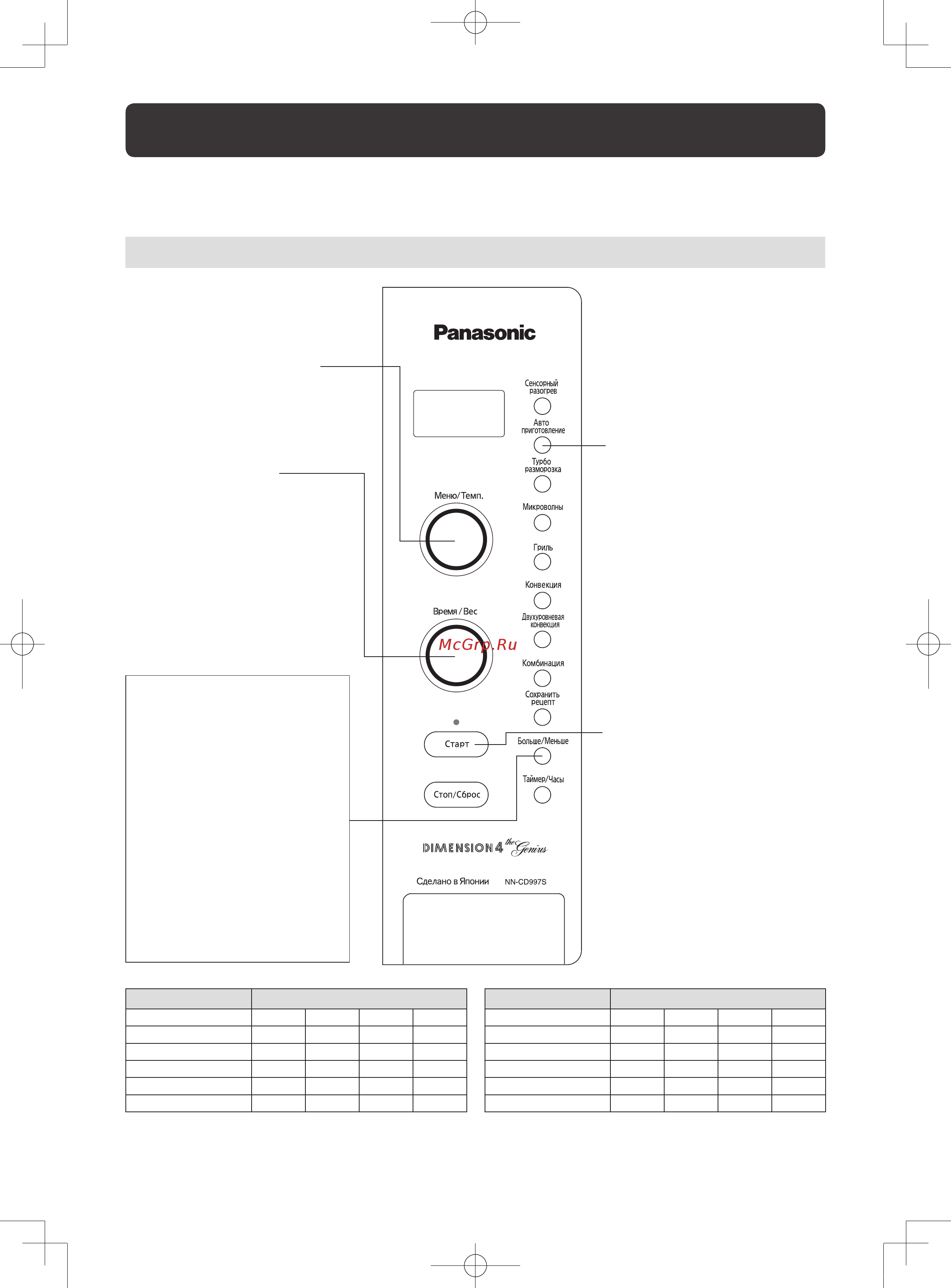 Panasonic NN-CD997 [20/30] Turn over переверните 14 16