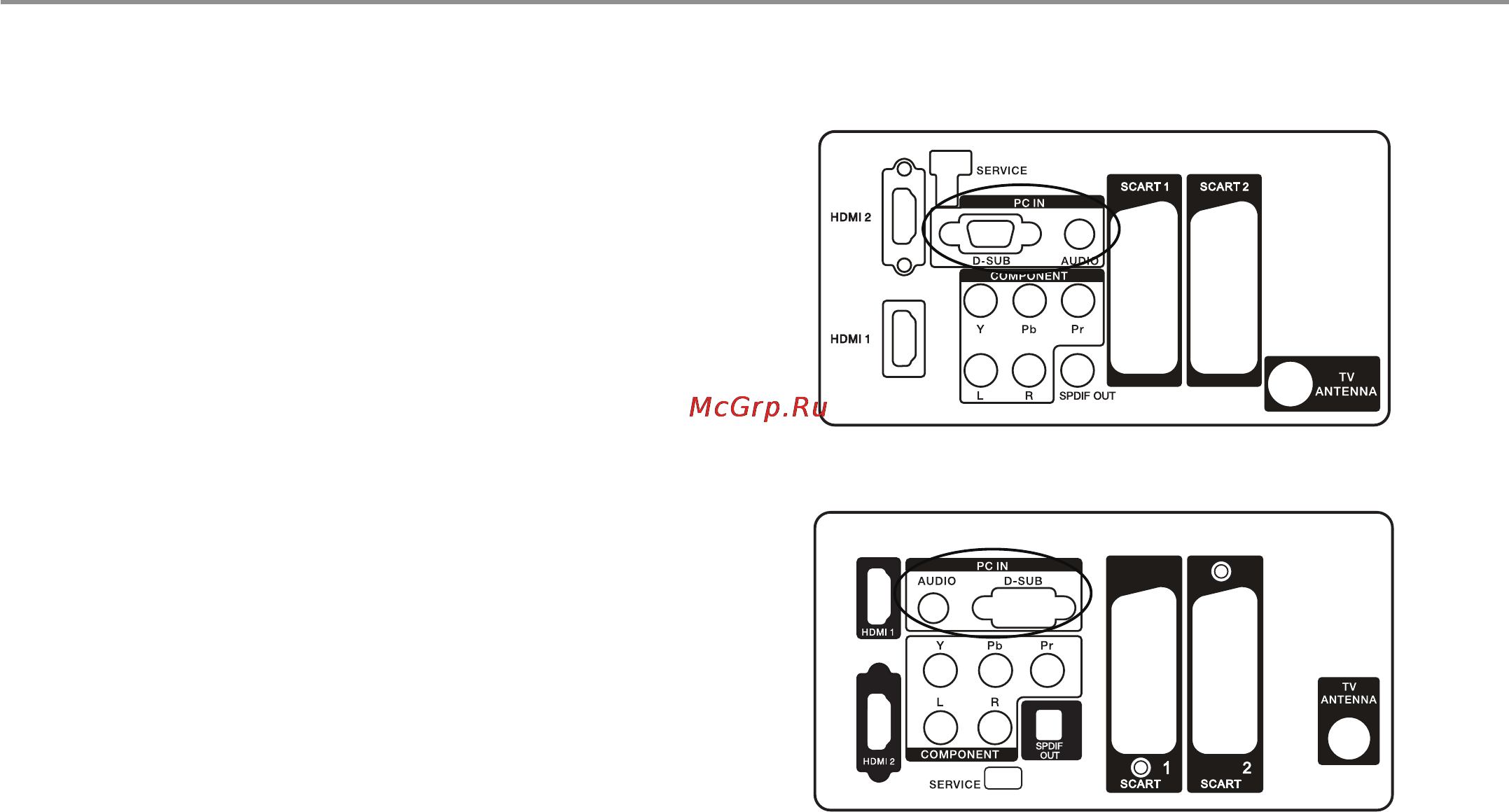 Haier LT-26 A1 [26/52] Подключение внешнего оборудования