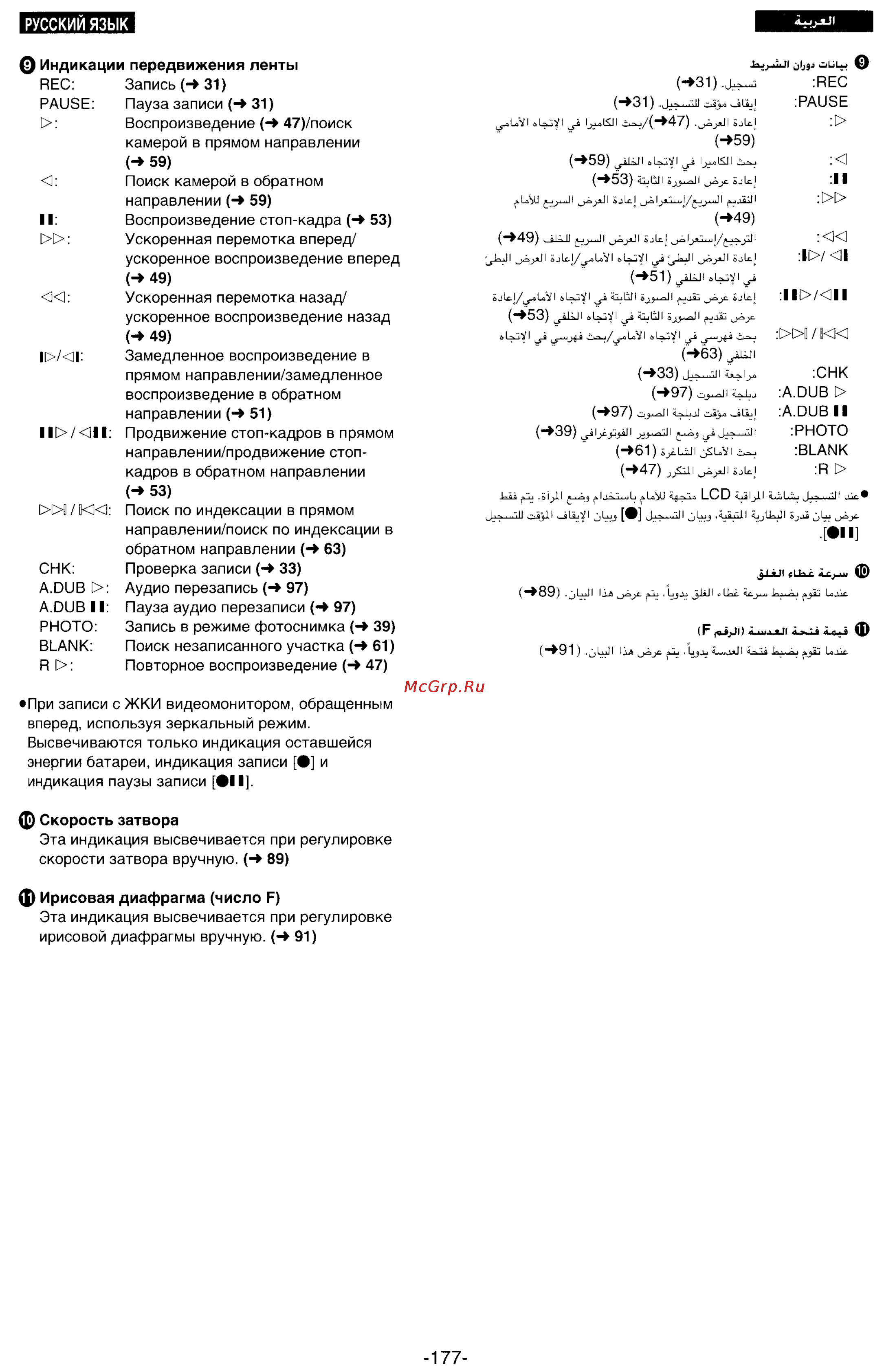 Panasonic NV-DS33EN [155/169] Русский язык