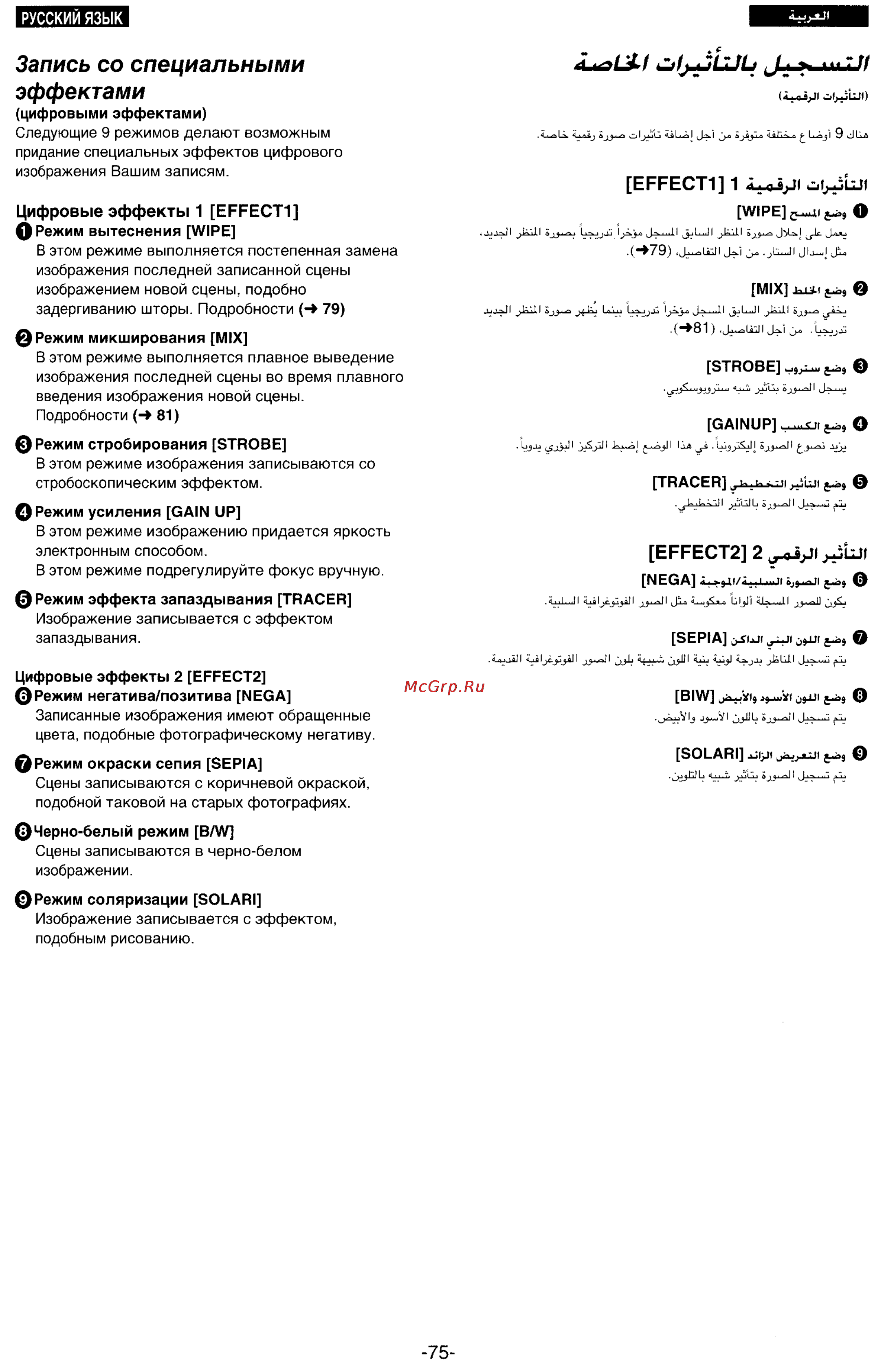 Panasonic NV-DS33ENA [67/169] Effect1 1