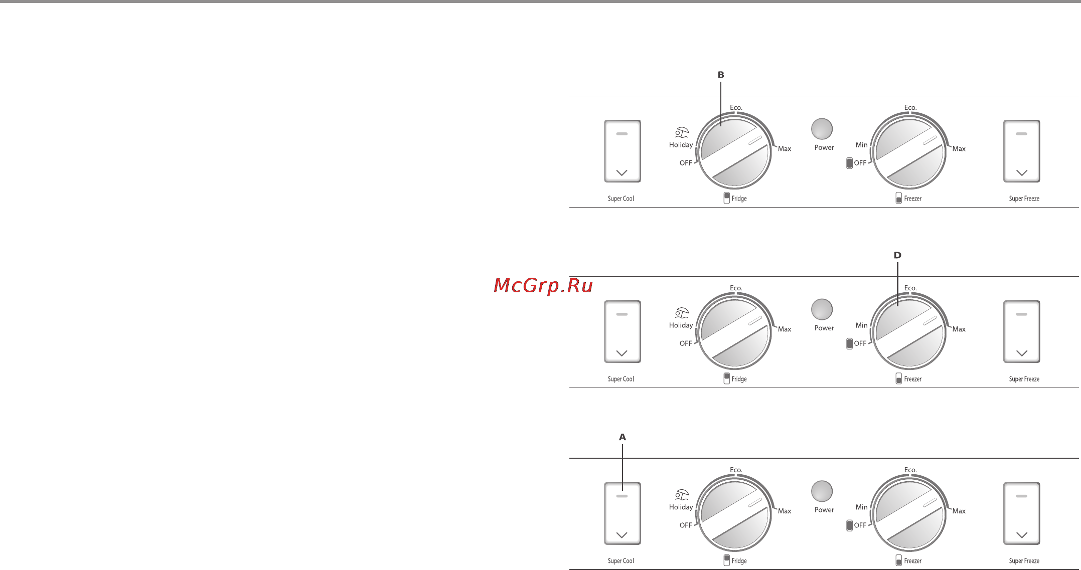 Haier CFL633CX [28/48] Установка температуры в холодильном отделении
