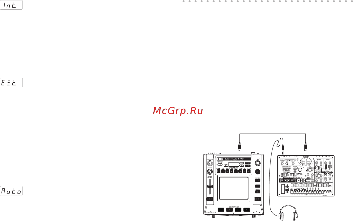 Korg Kaossilator Pro [22/33] Использование kaossilator pro в качестве midi контроллера
