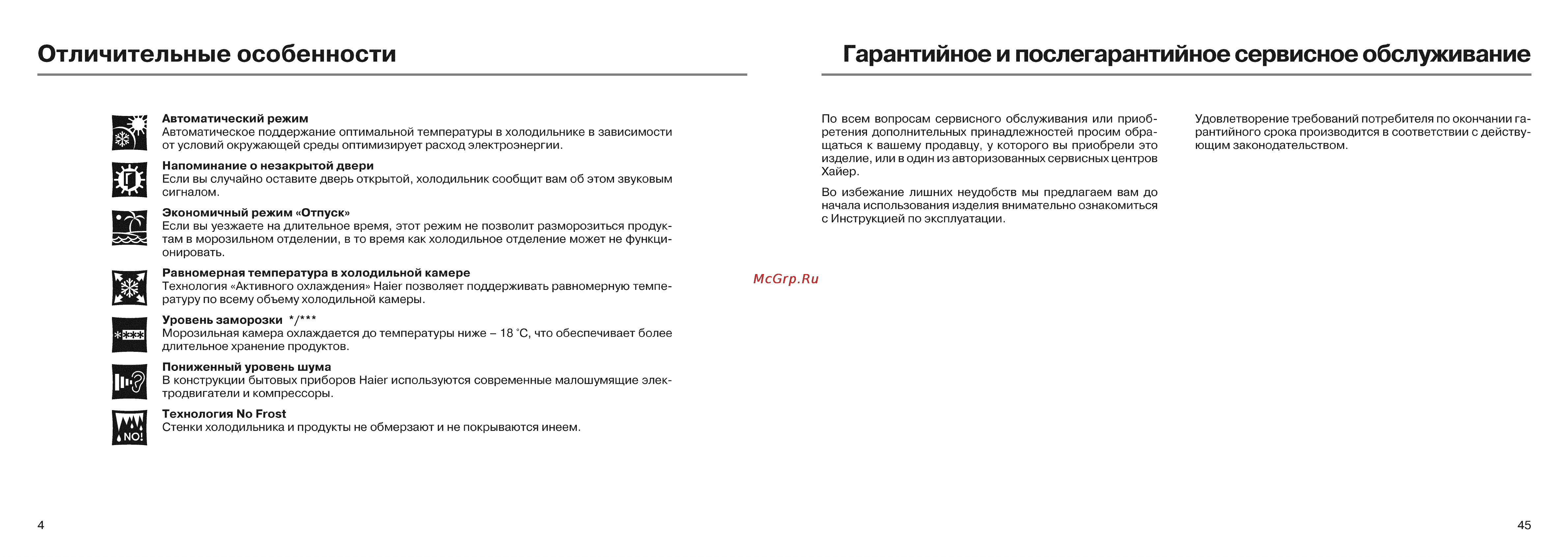 Haier AFL631CC Инструкция по эксплуатации онлайн [6/26] 18125