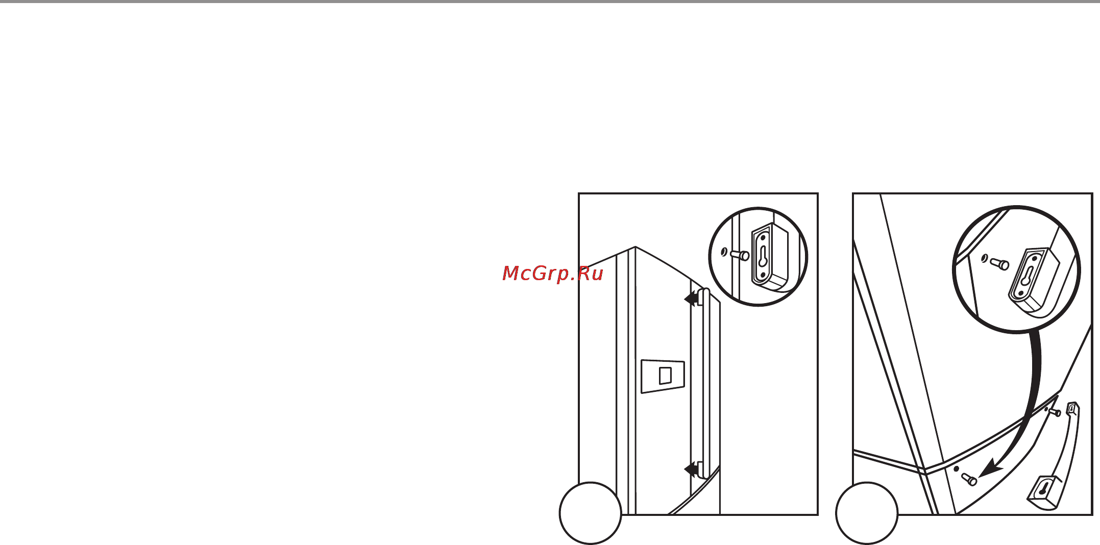 Haier HB21FNN [17/38] Установка дверных ручек