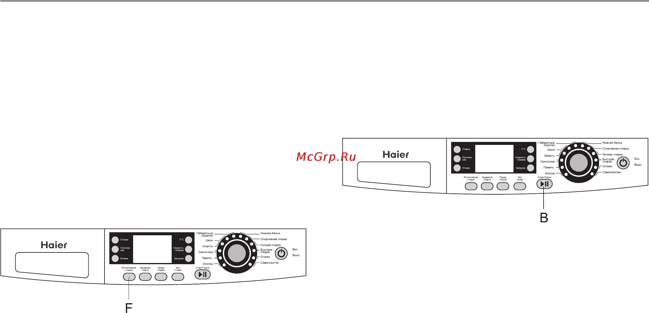Haier HW-FS1050TXVEME [20/39] Режимы работы