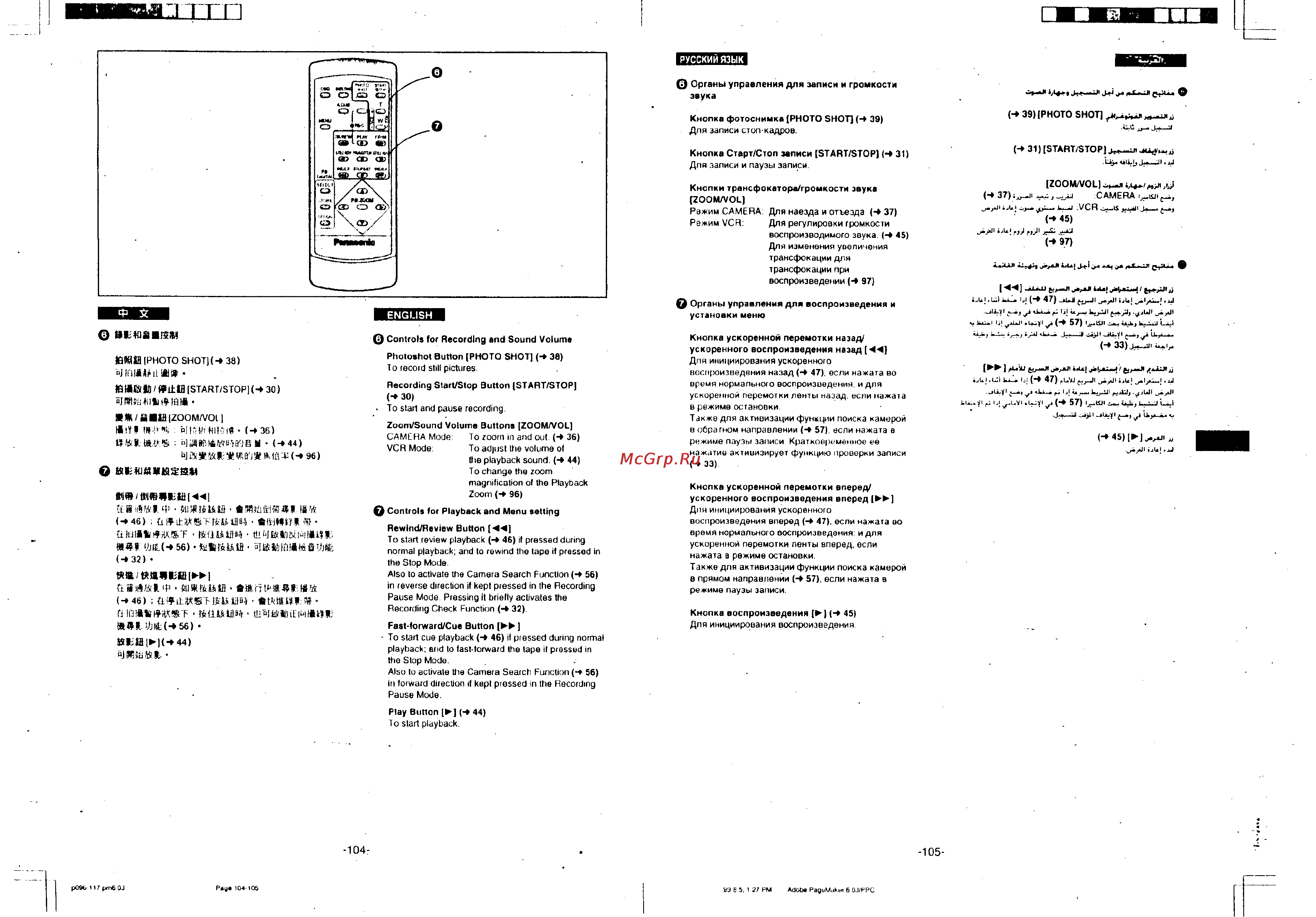Panasonic NV-DS11ENC [50/96] А оданян