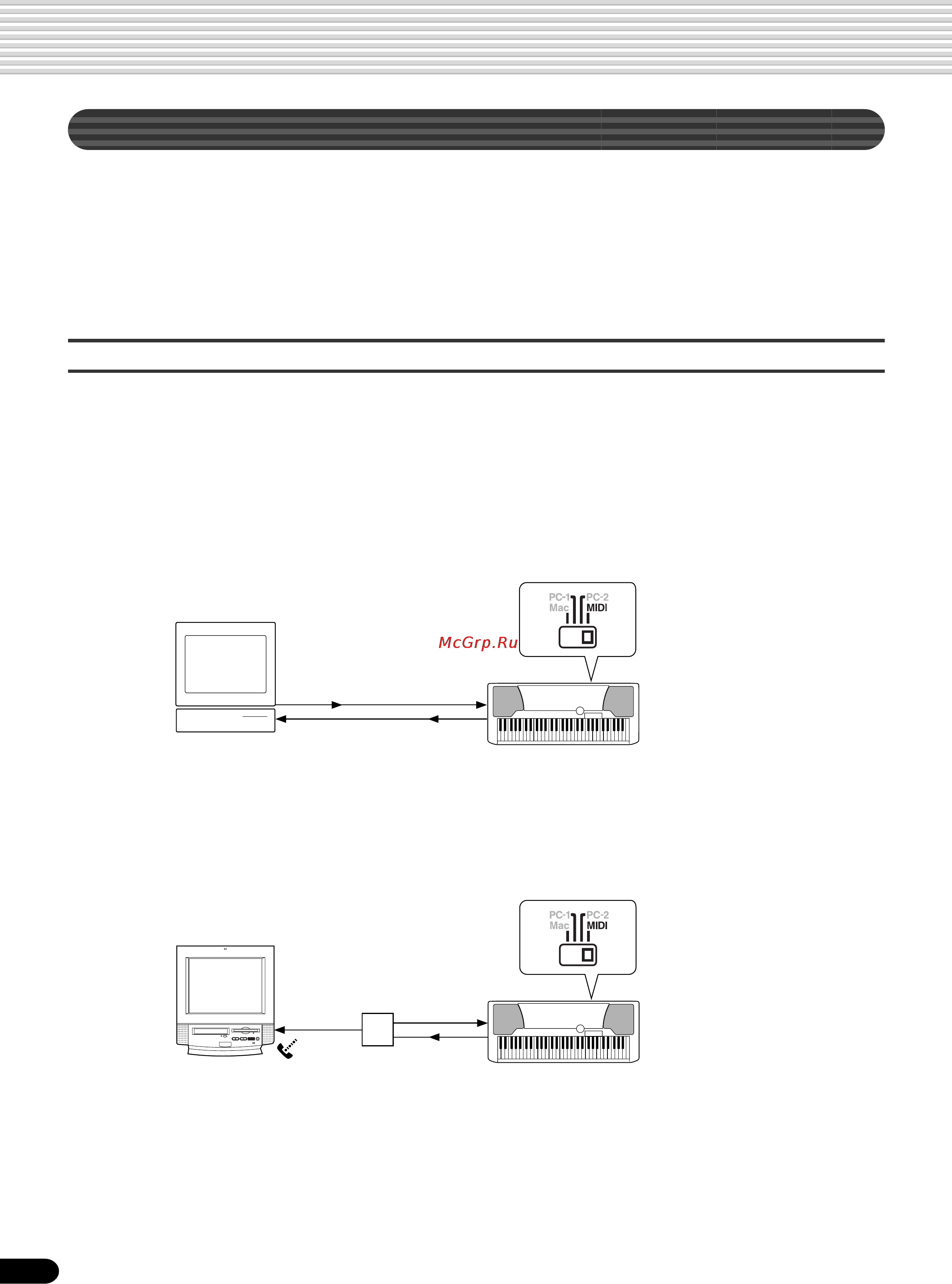 Yamaha PSR-540 [110/160] Connecting to a personal computer