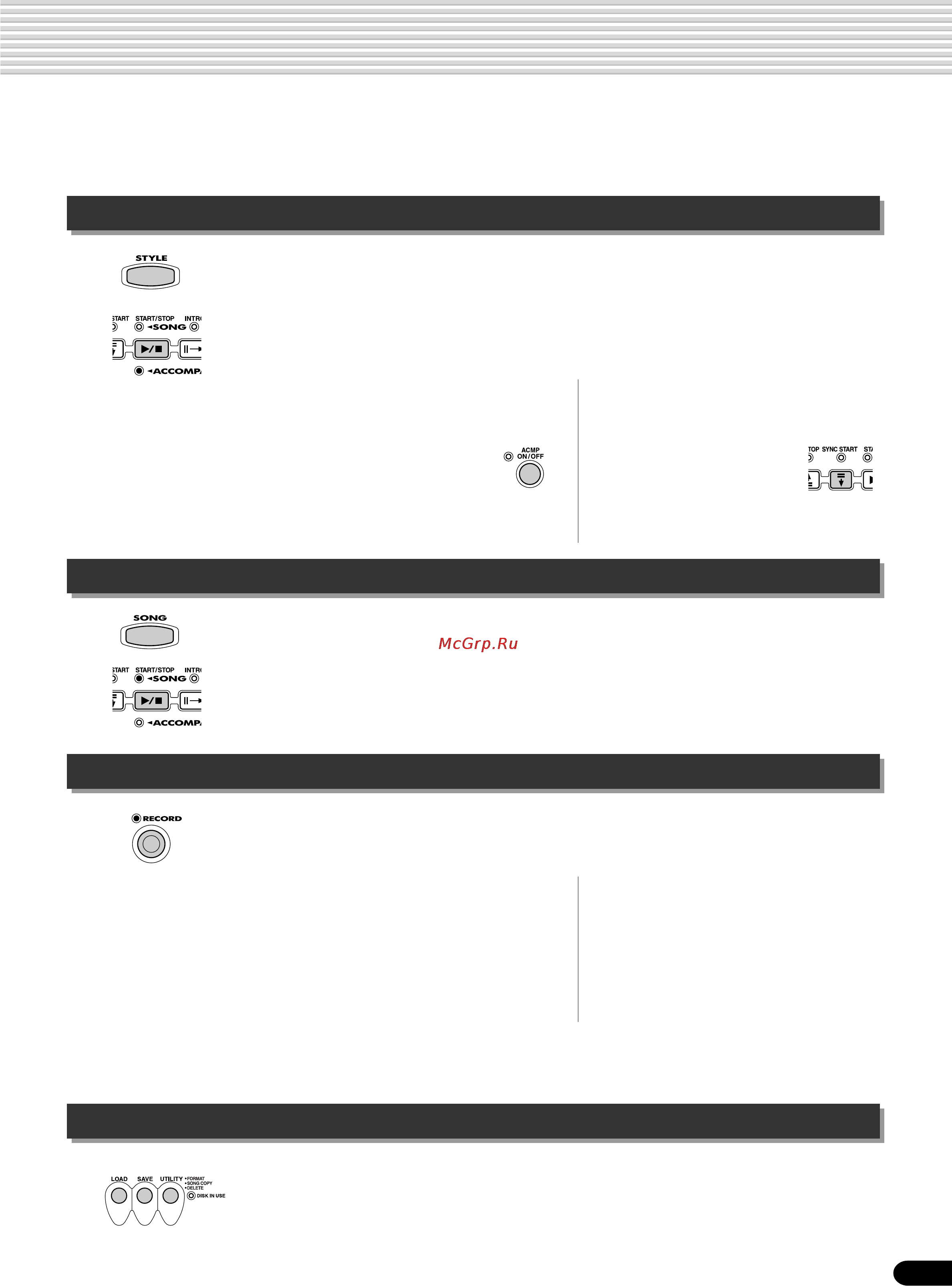 Yamaha PSR-540 [25/160] Disk mode page 57