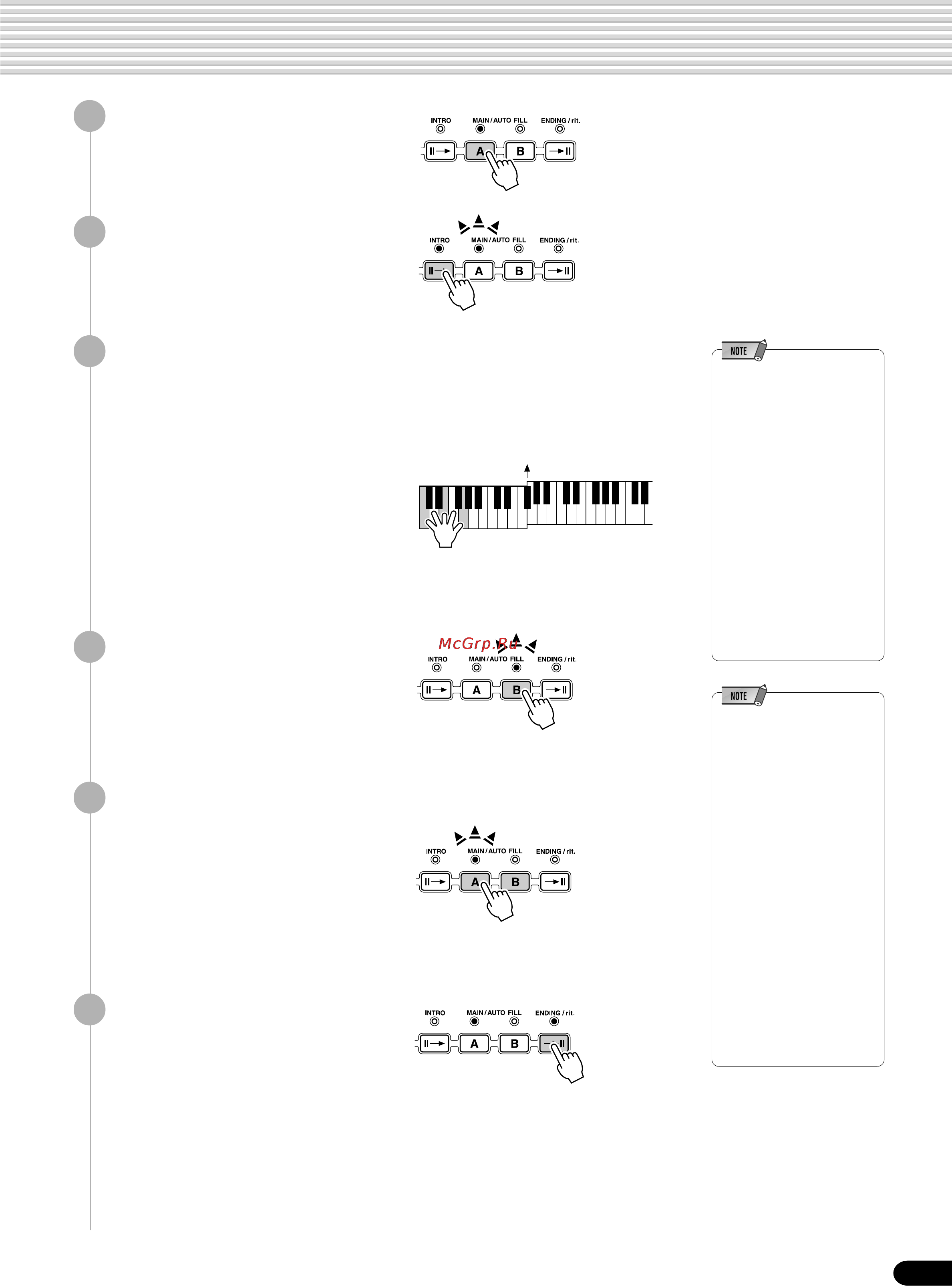 Yamaha PSR-540 [35/160] Auto accompaniment