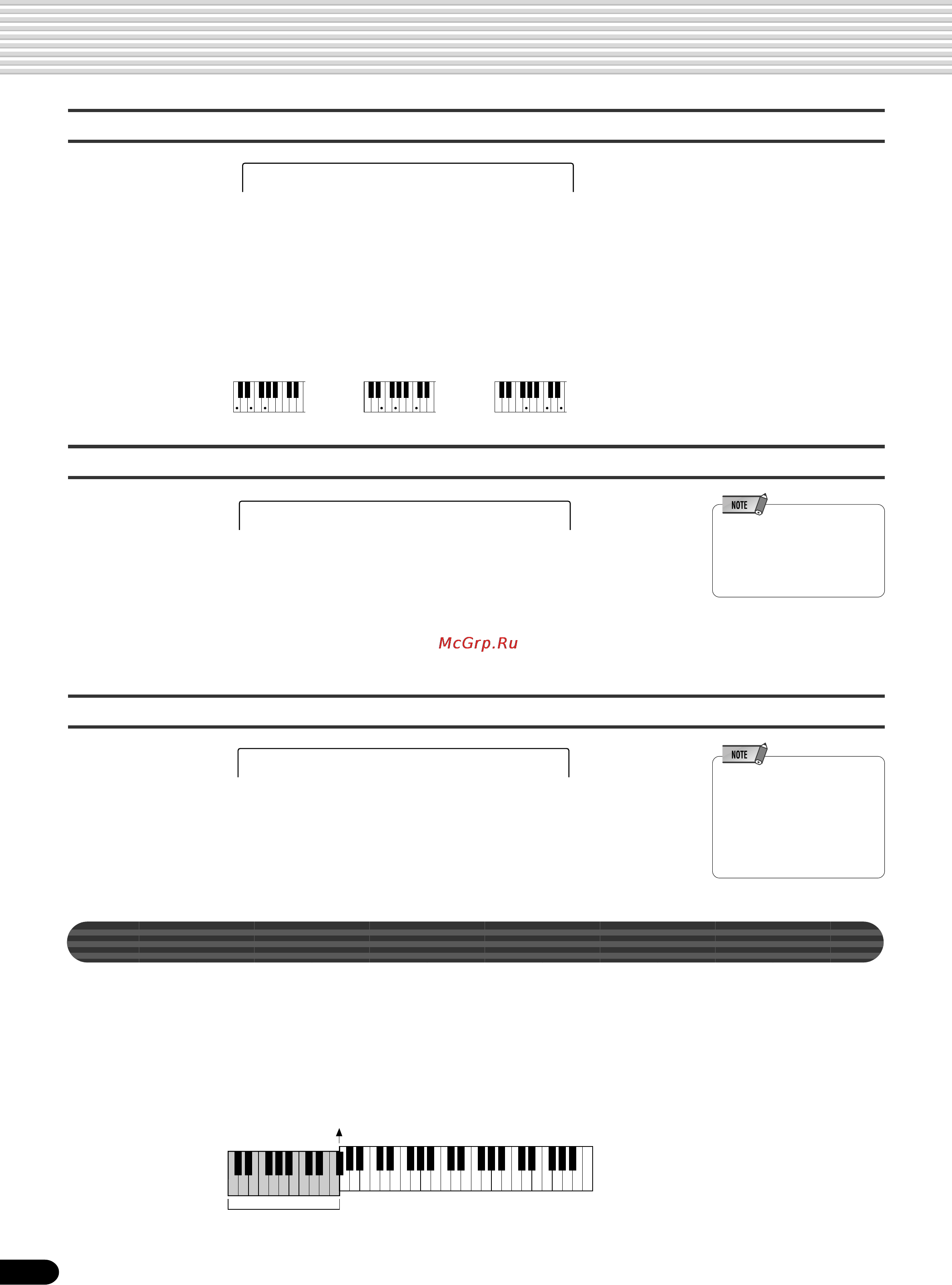 Yamaha PSR-540 [40/160] Accompaniment split point