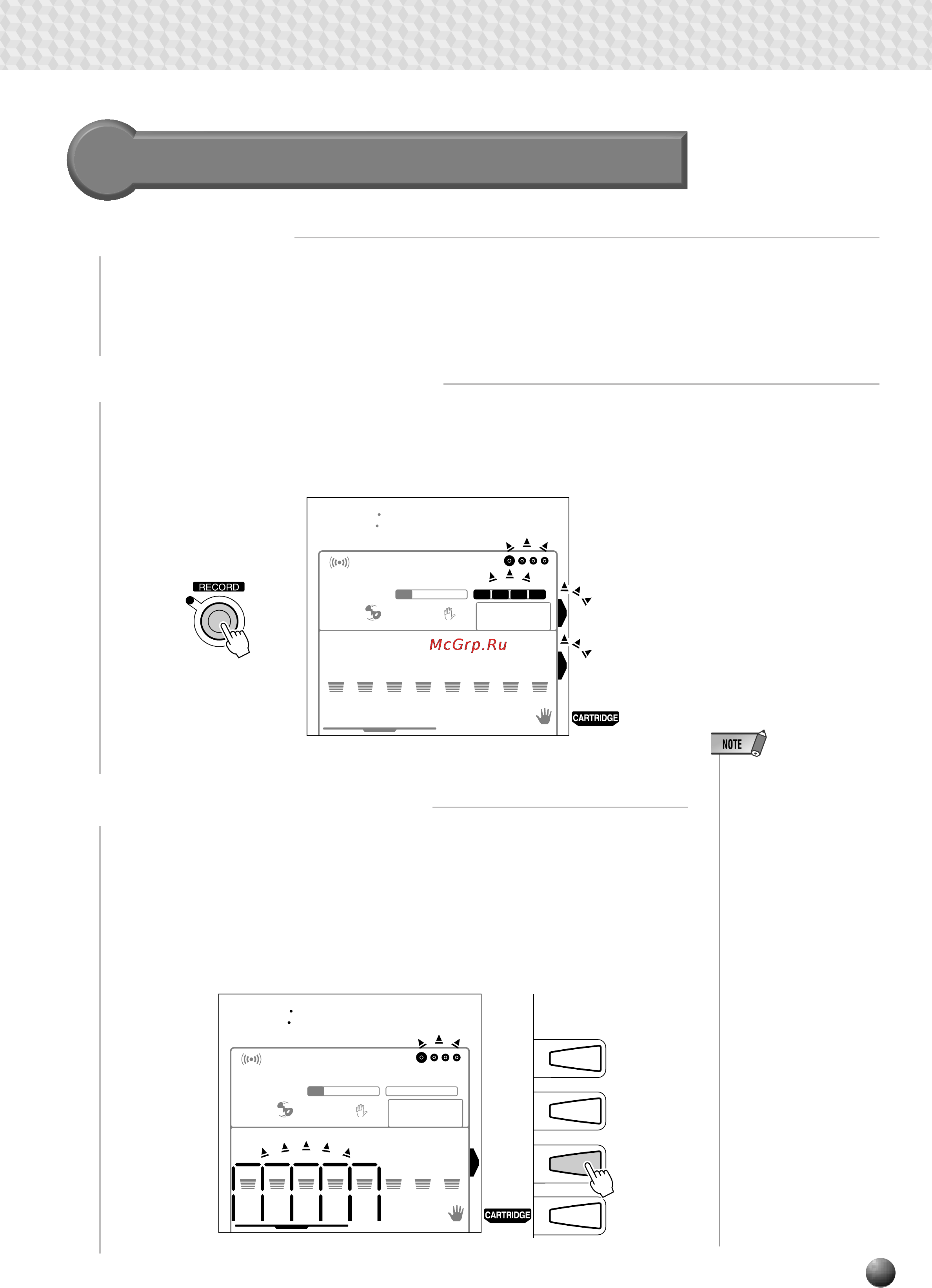 Yamaha PSR-530 [61/130] Song recording procedure