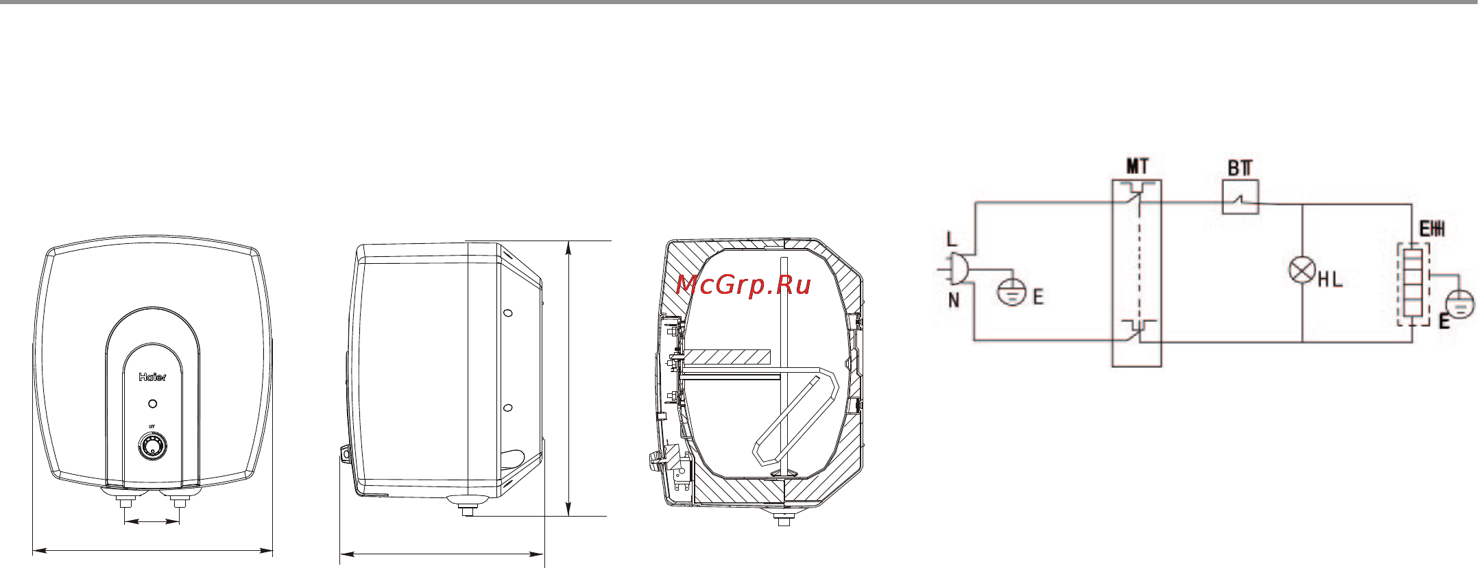 Haier FCD-30 [17/23] Внешний вид водонагревателя