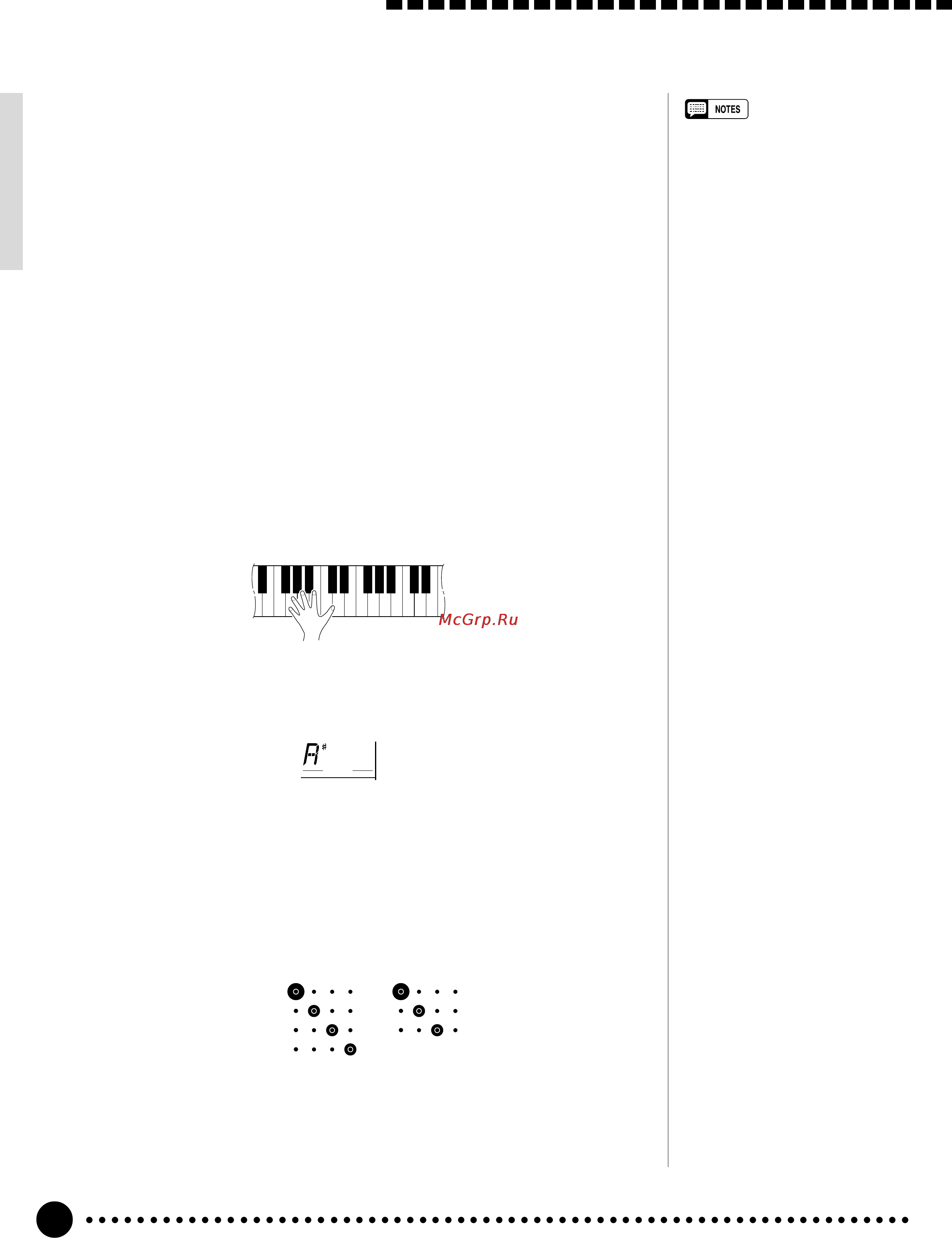 Yamaha PSR-520 [37/102] Using auto accompaniment