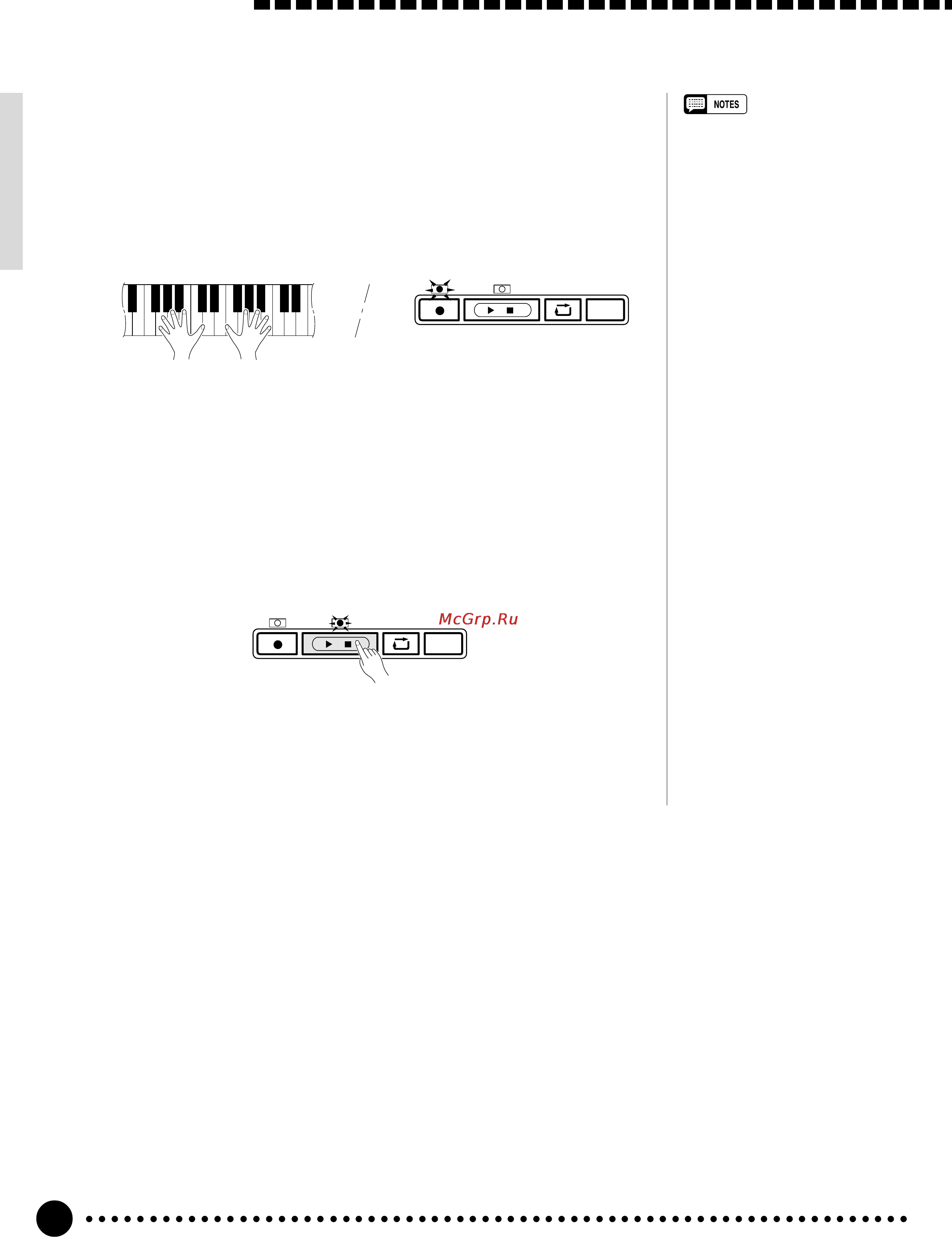 Yamaha PSR-520 [49/102] Rec play stop repeat play minus one