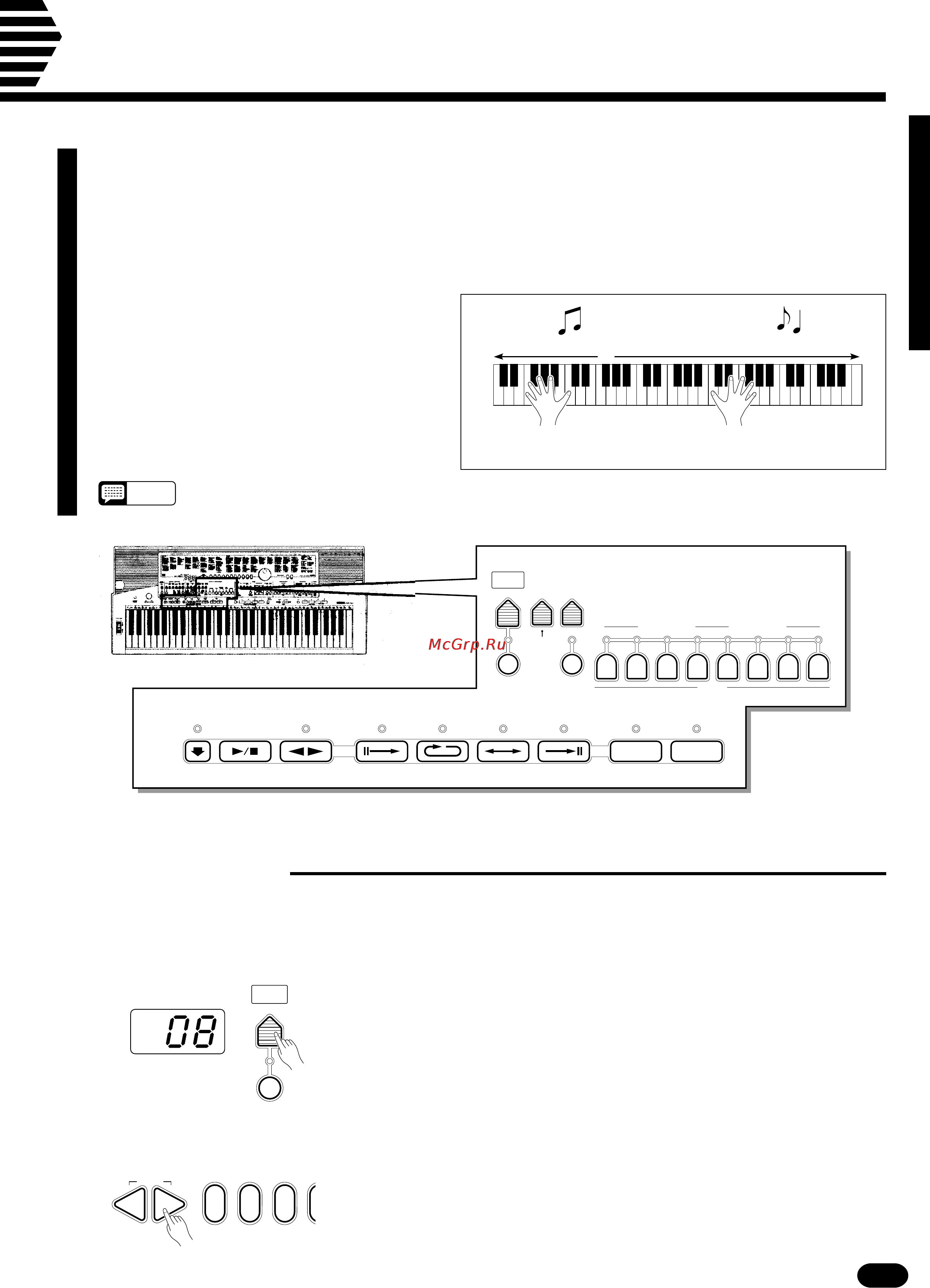 Yamaha PSR-510 [25/77] Style select