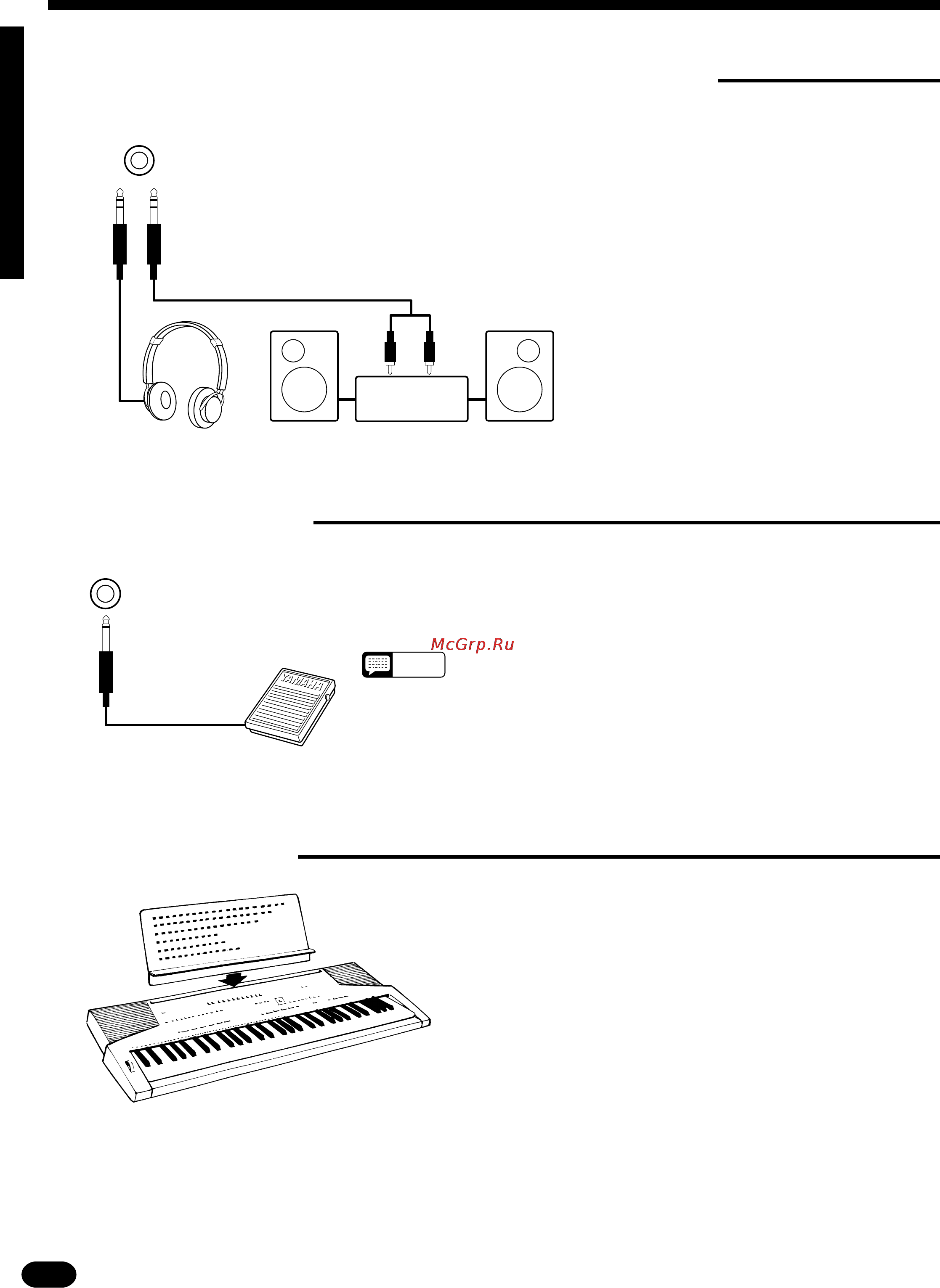 Yamaha PSR-510 [8/77] The music stand