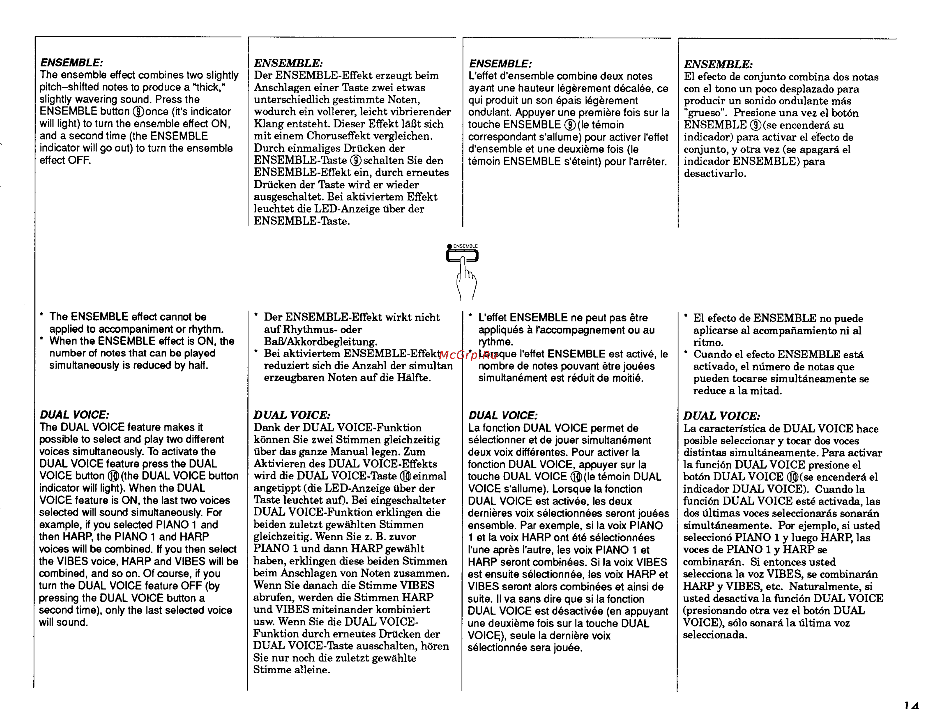 Yamaha PSR-47.PDF Инструкция по эксплуатации онлайн [15/33] 18247