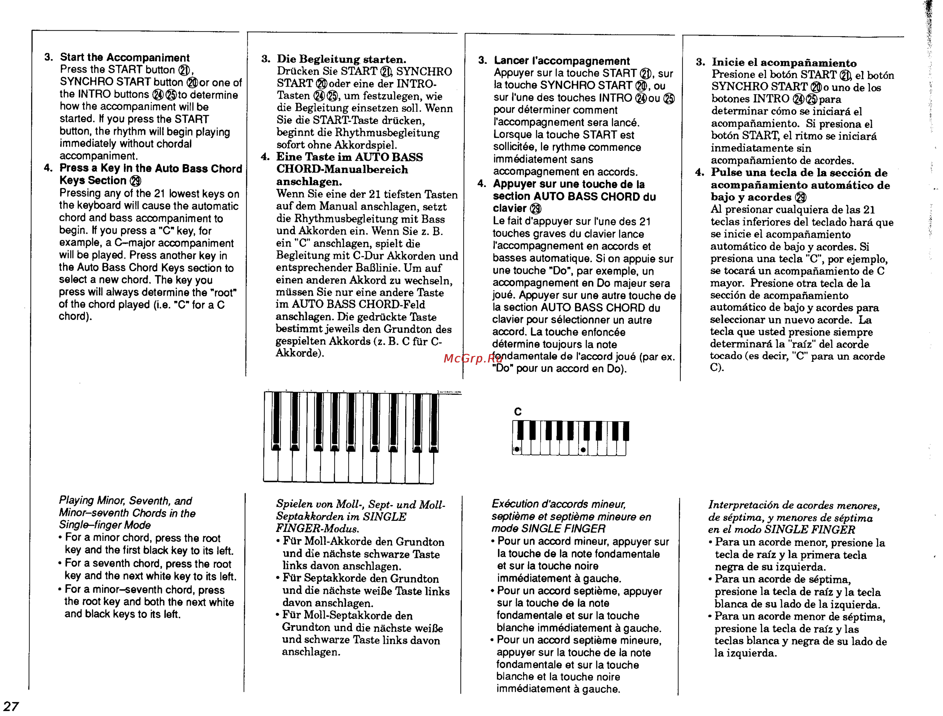 Yamaha PSR-47.PDF [28/33] Automático de bajo y acordes para