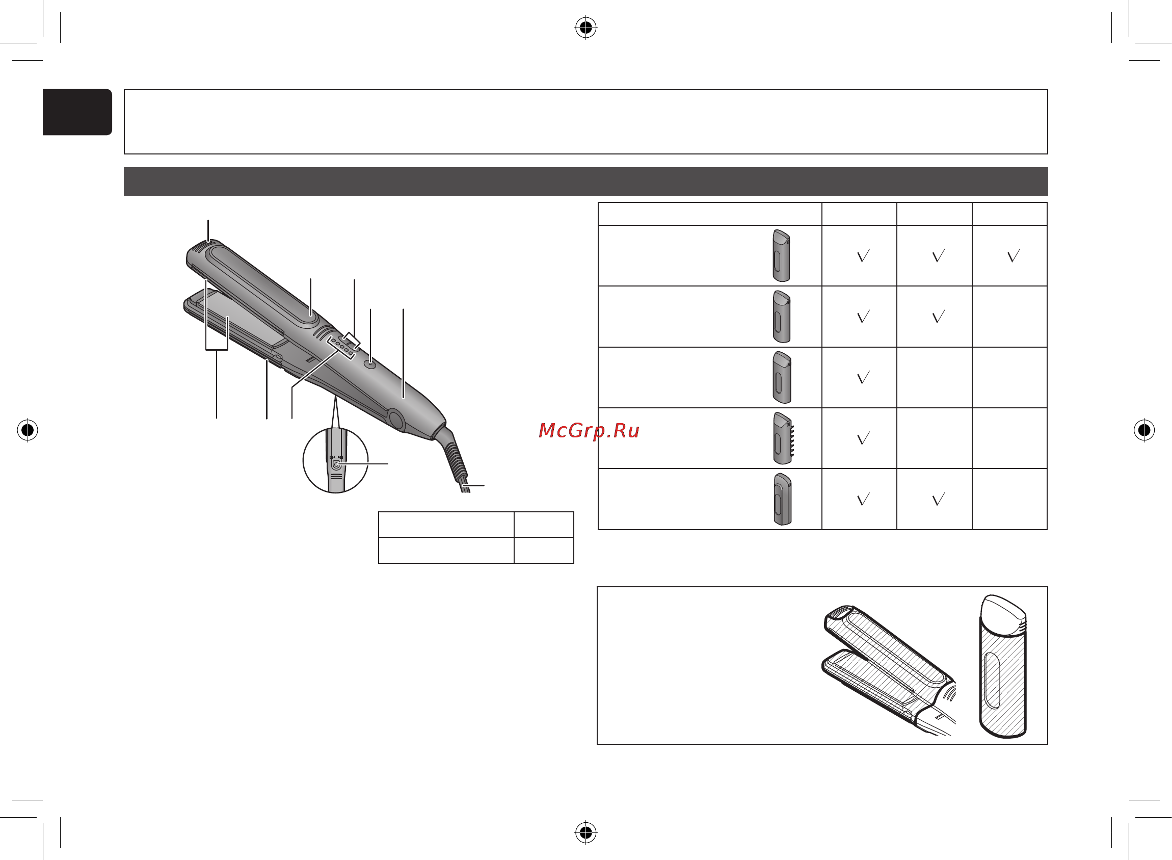 Panasonic EH-HW11 [2/44] Parts identification