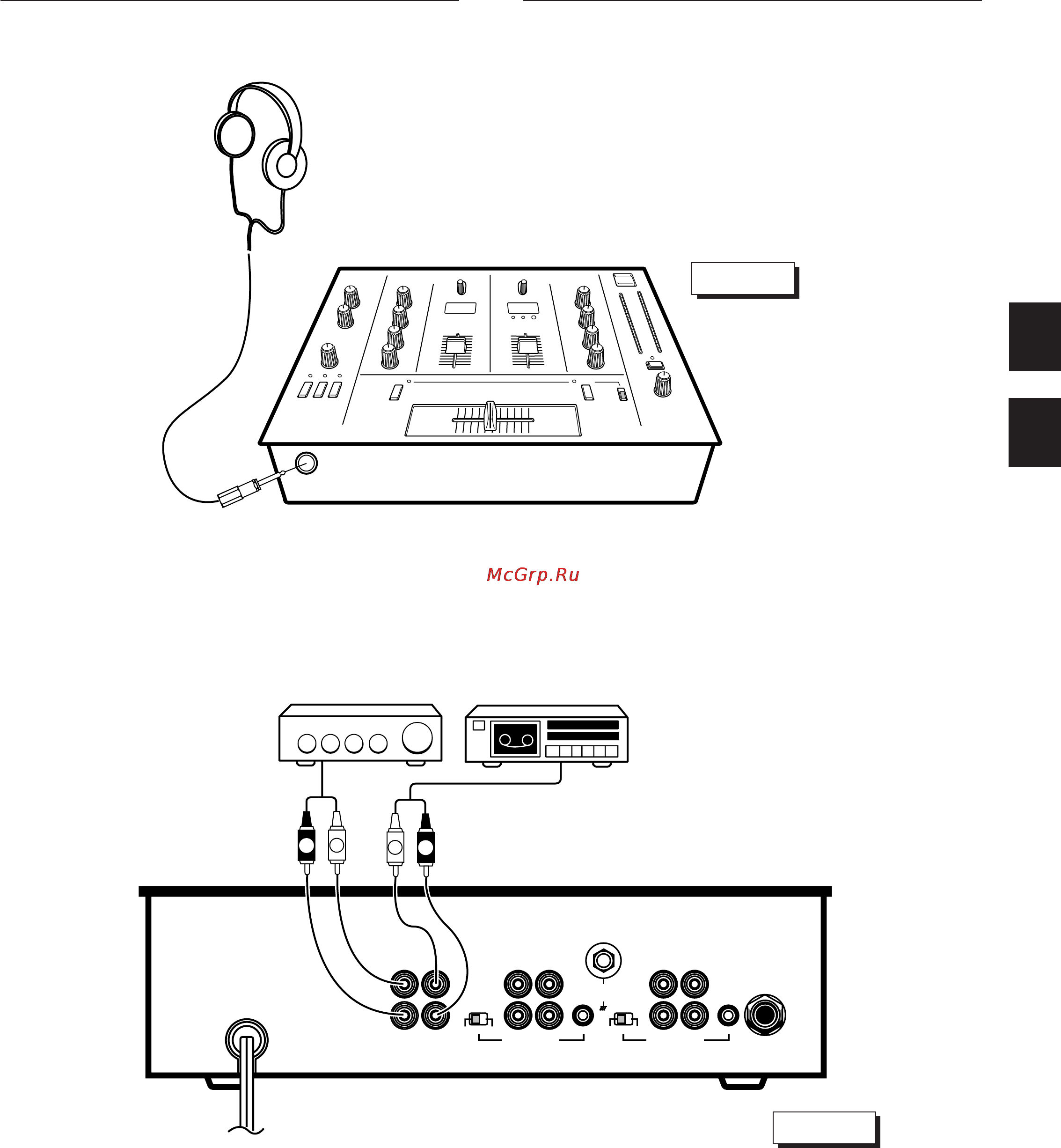 Pioneer DJM-300-S [7/20] Connection of outputs 2 connexion des sorties