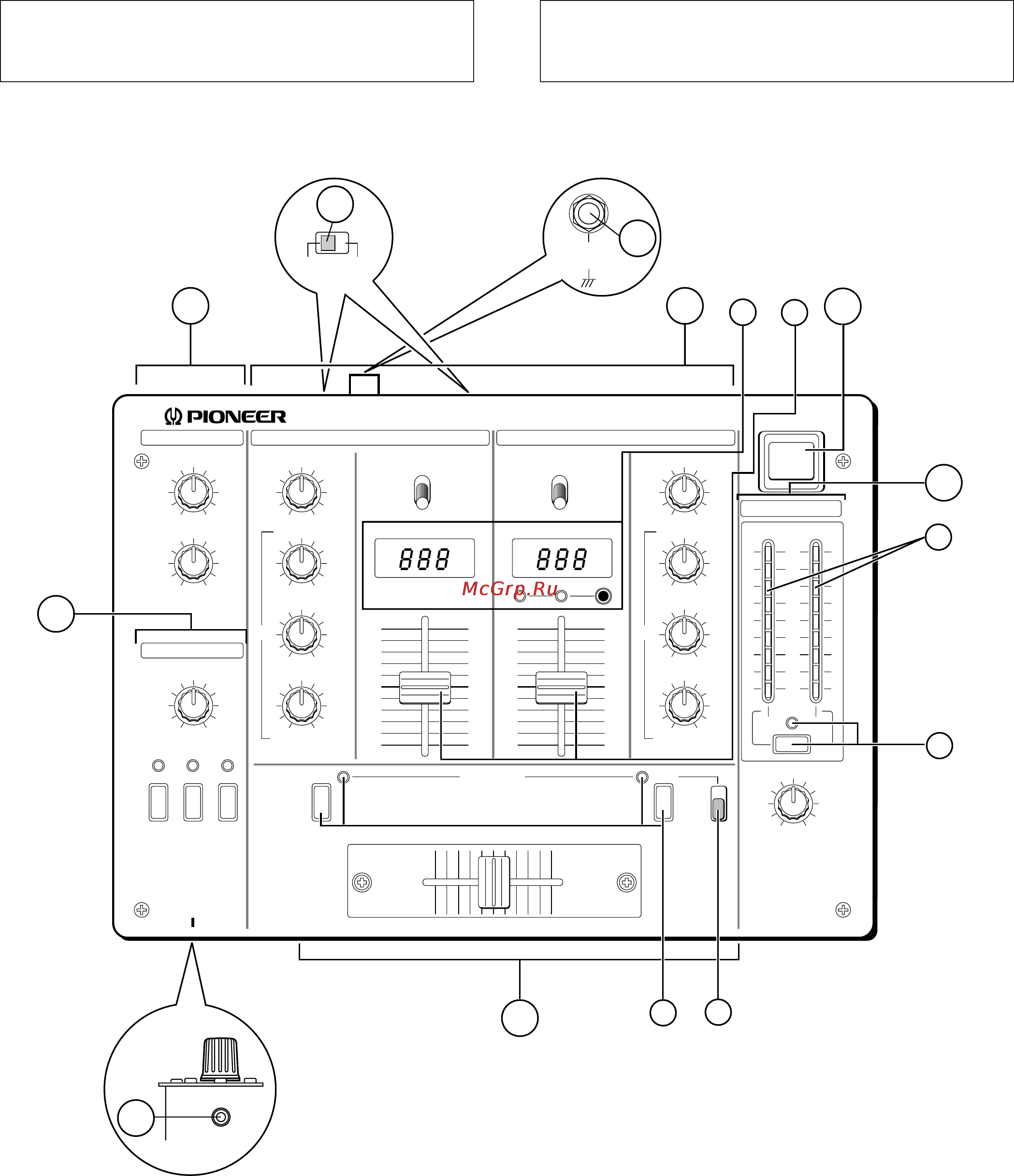 Pioneer DJM-300-S [8/20] Ch 1 ch 2