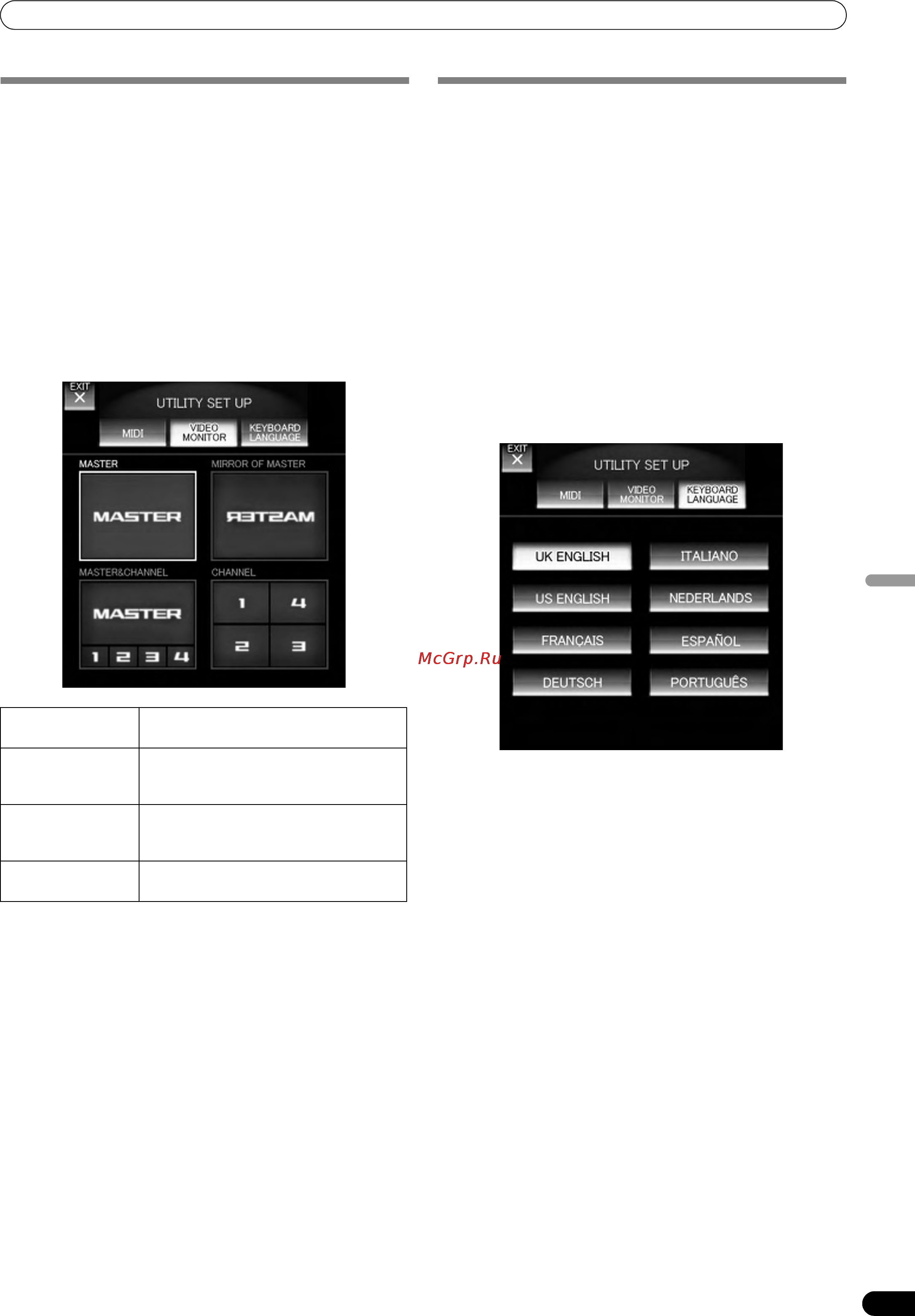 Pioneer SVM-1000 [179/326] Impostazione dell utility di performance
