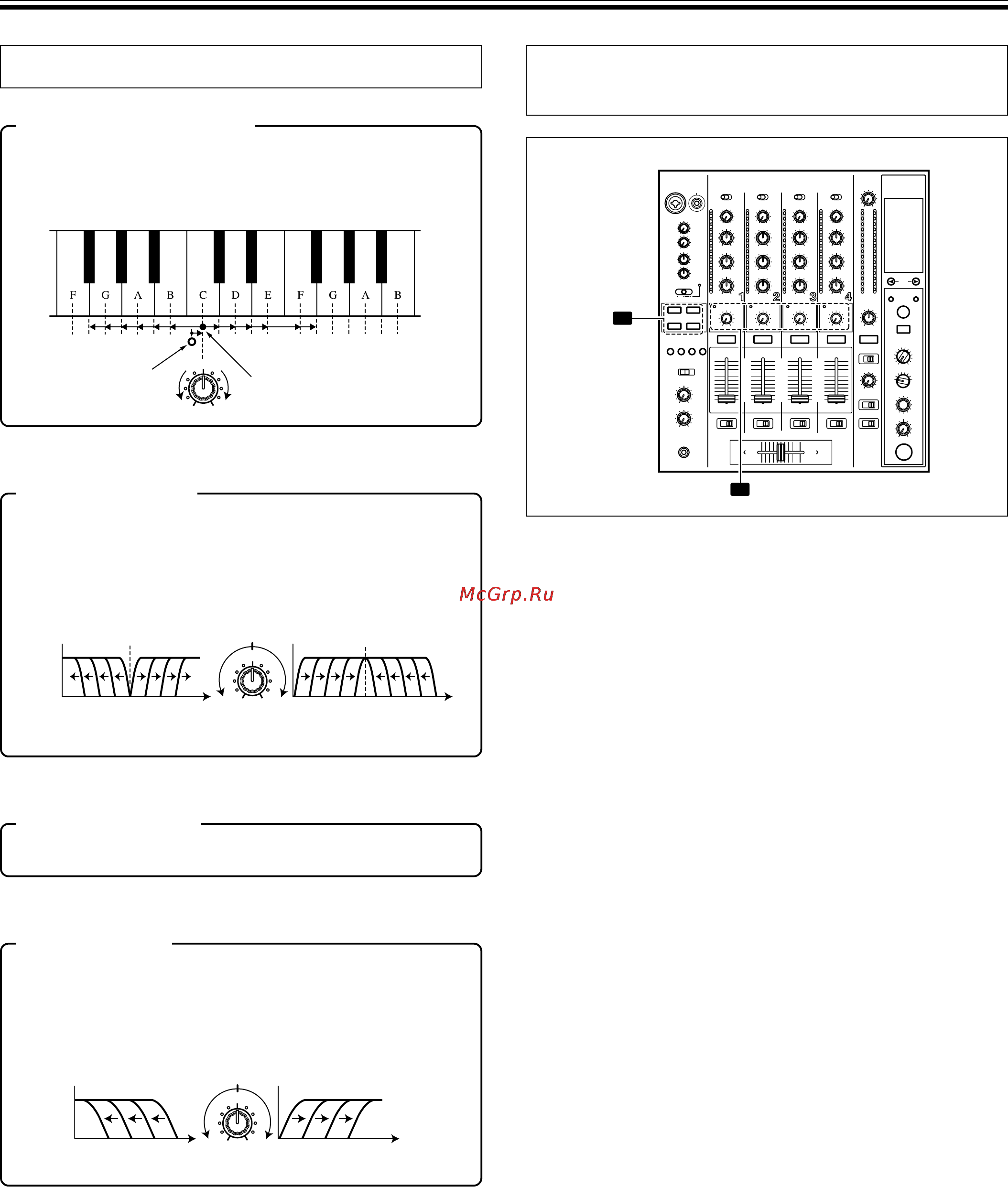 Pioneer DJM-800 [18/24] Описание эффектов окрашенного звучания использование эффектов окрашенного звучания