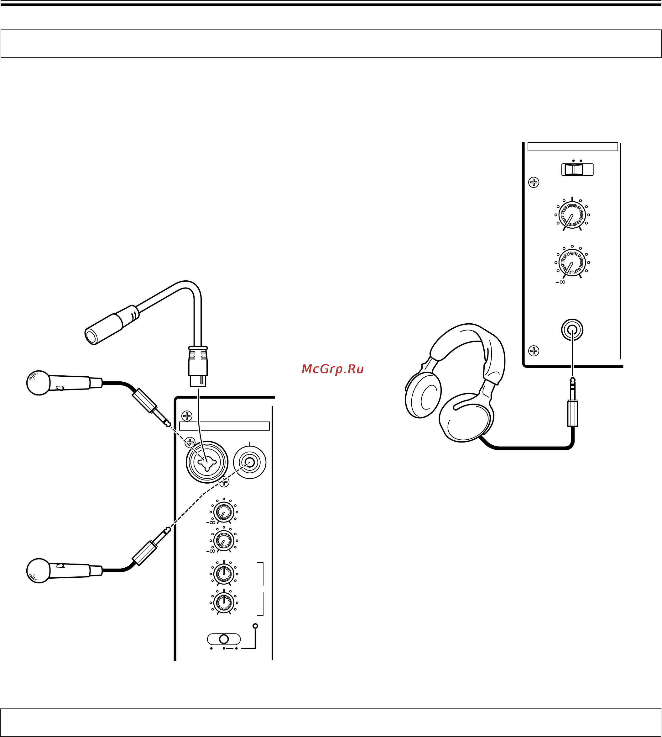 Pioneer DJM-800 [8/24] Подключение микрофона и наушников