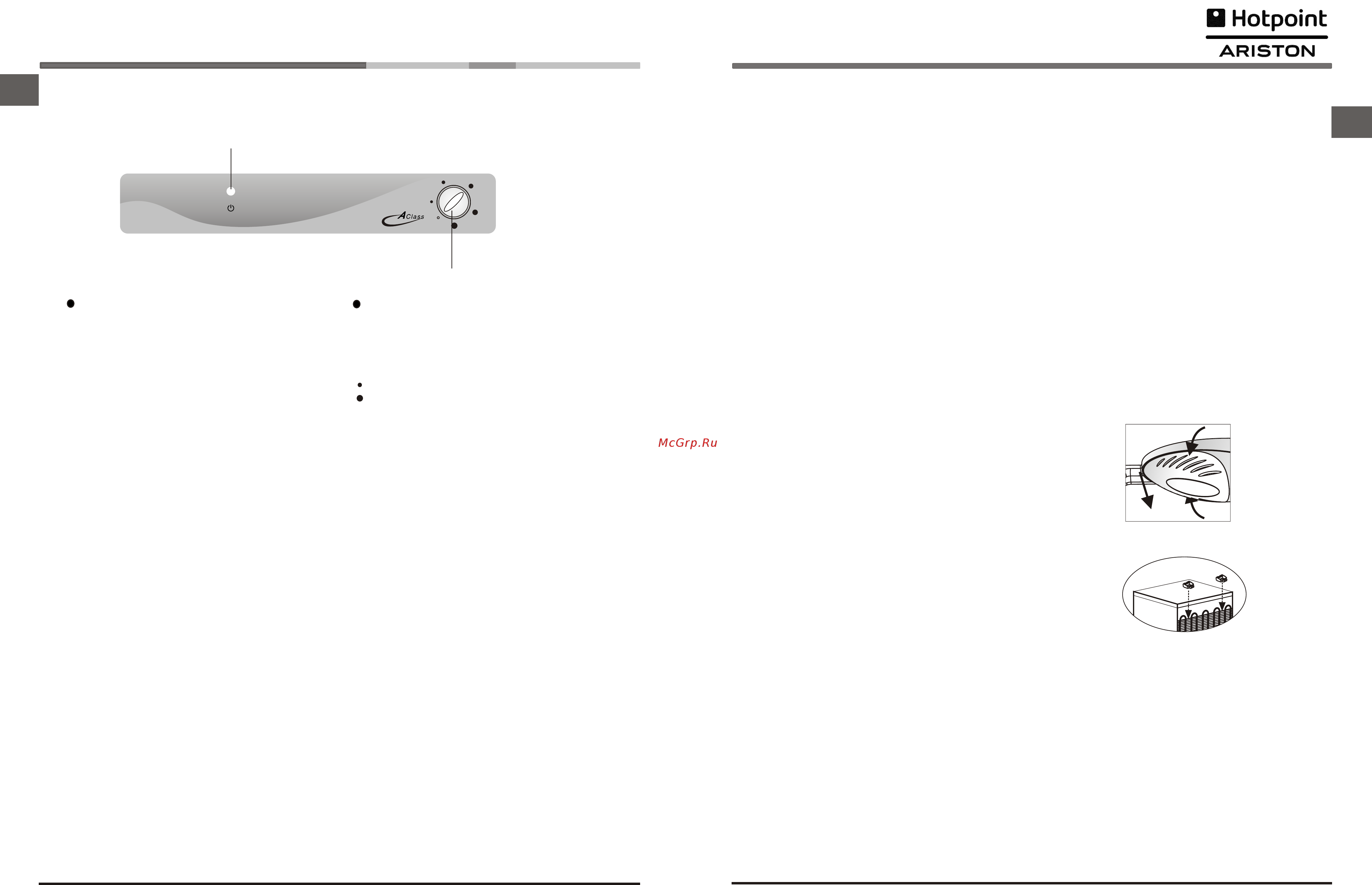 Hotpoint-Ariston RMBA1200.LV.022 [5/11] Панель управления