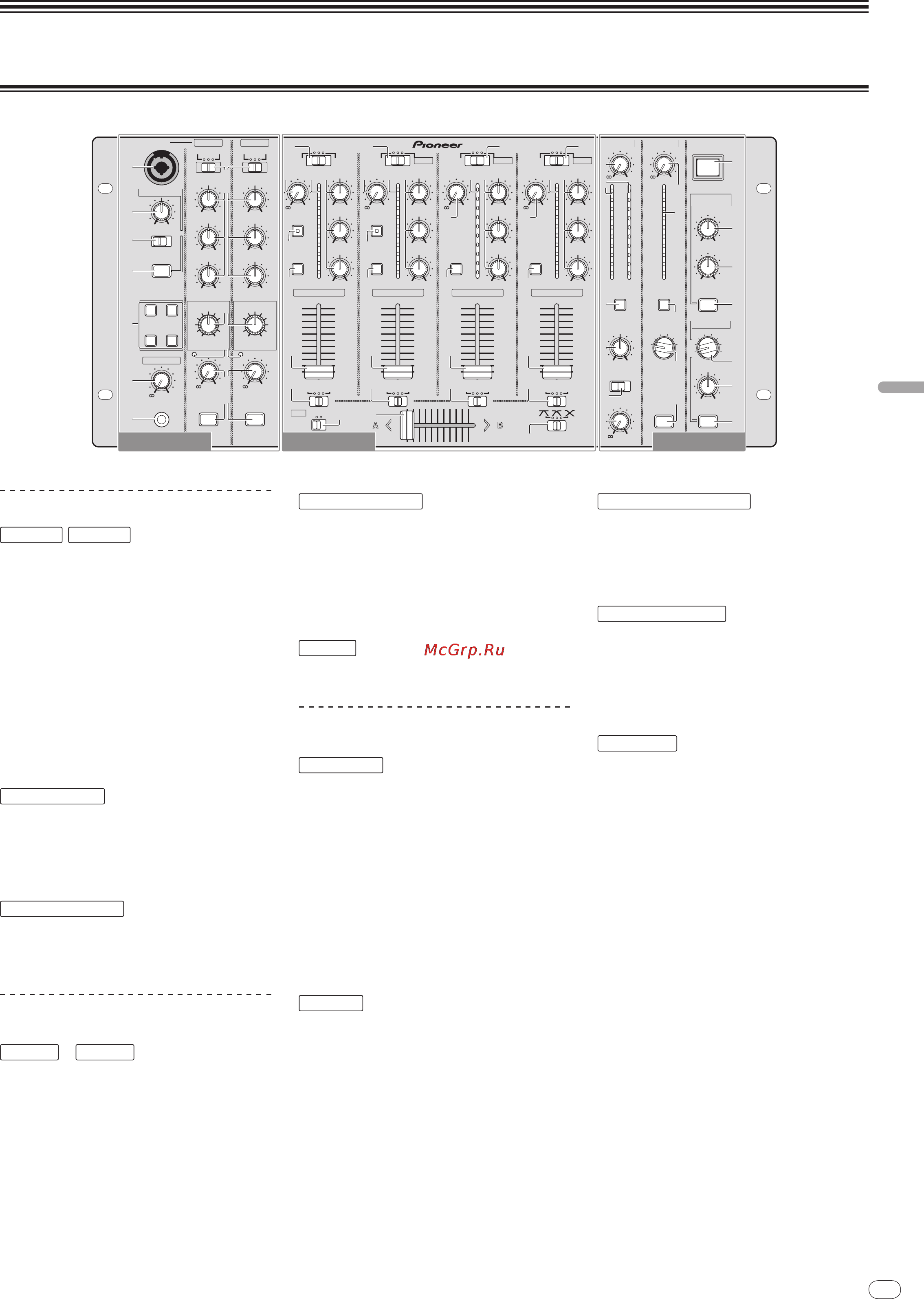 Pioneer DJM-5000 [59/114] Operazioni