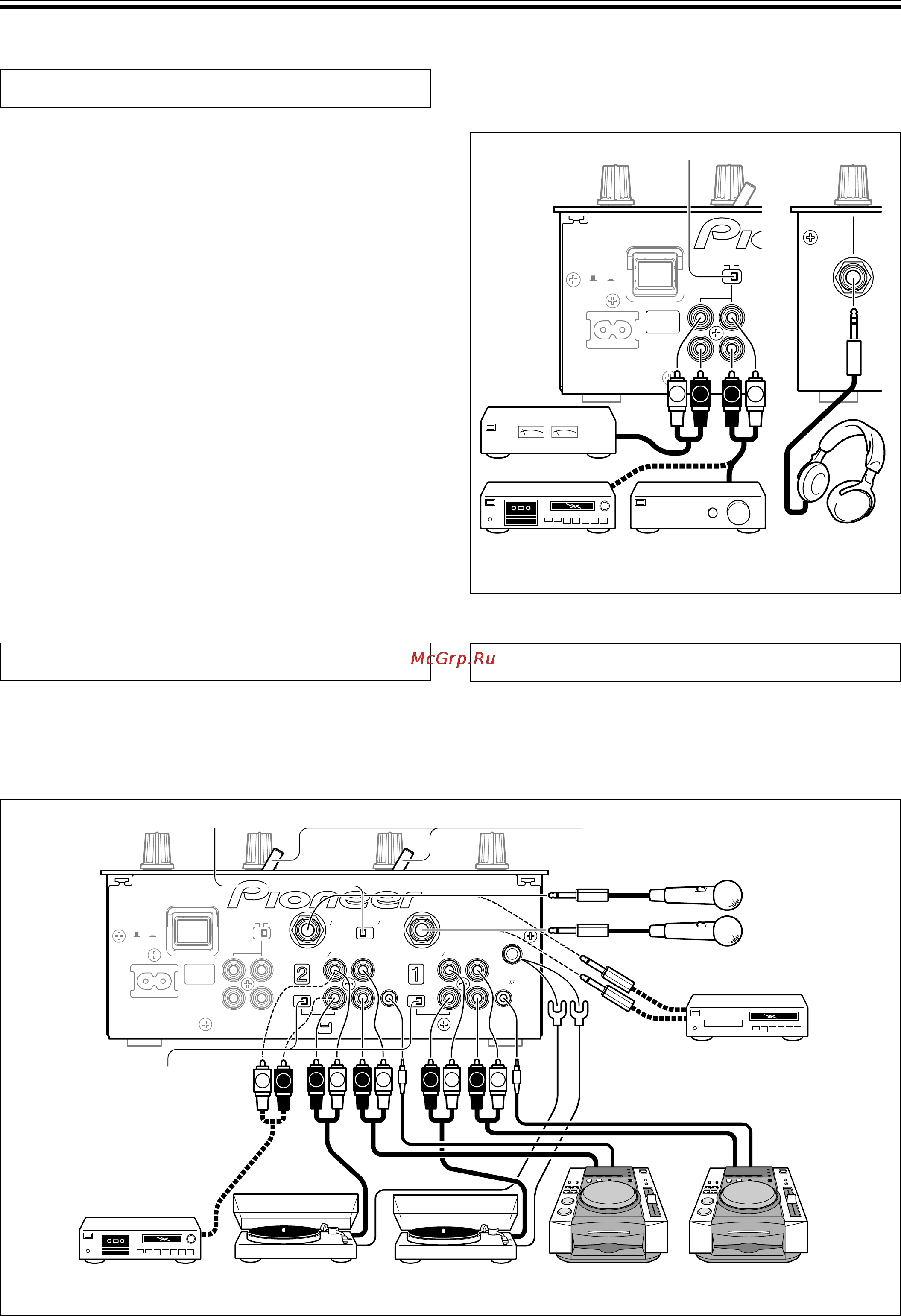 Pioneer DJM-400 [5/16] Подключение входов