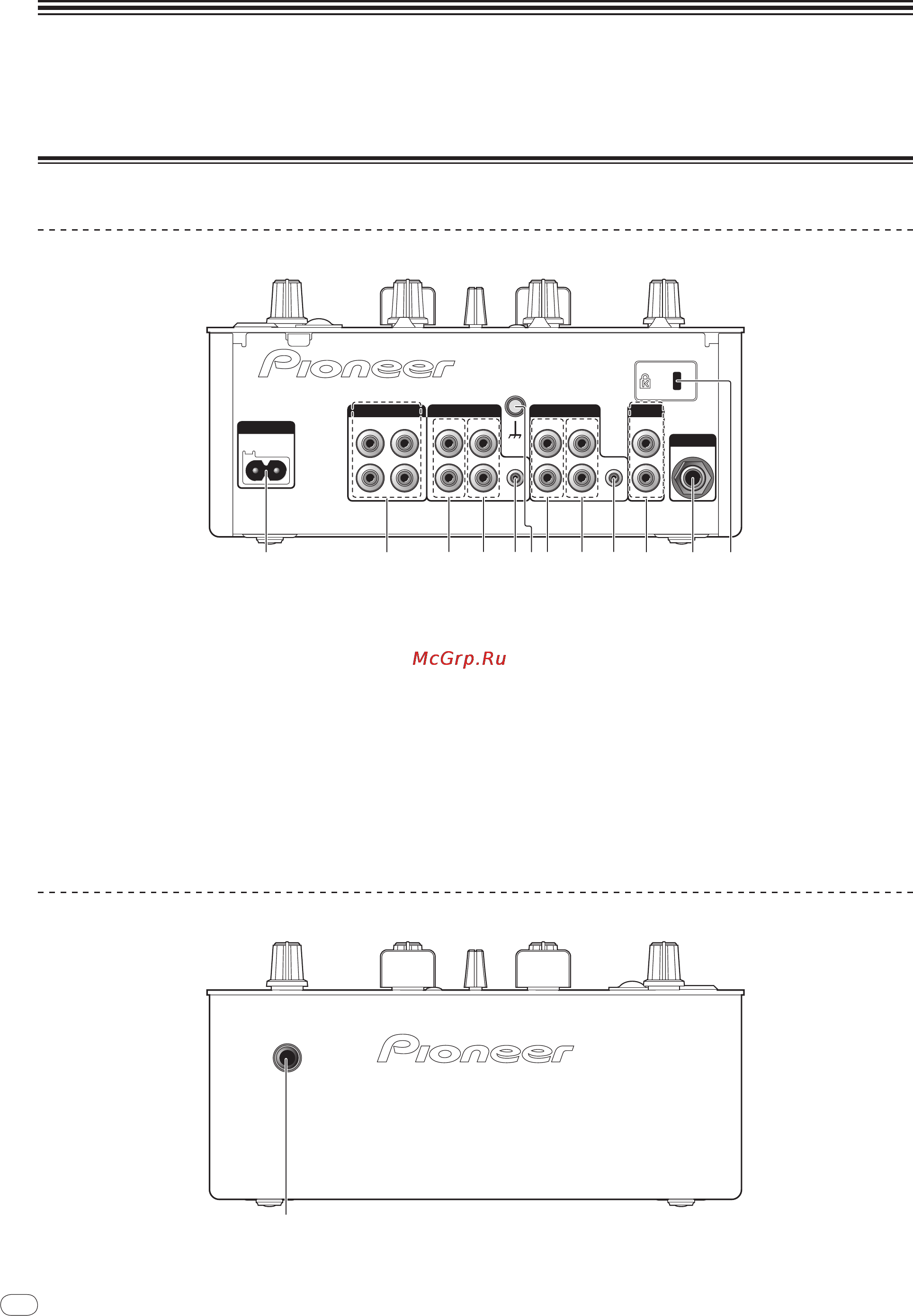 Pioneer DJM-350 [102/116] Подключения