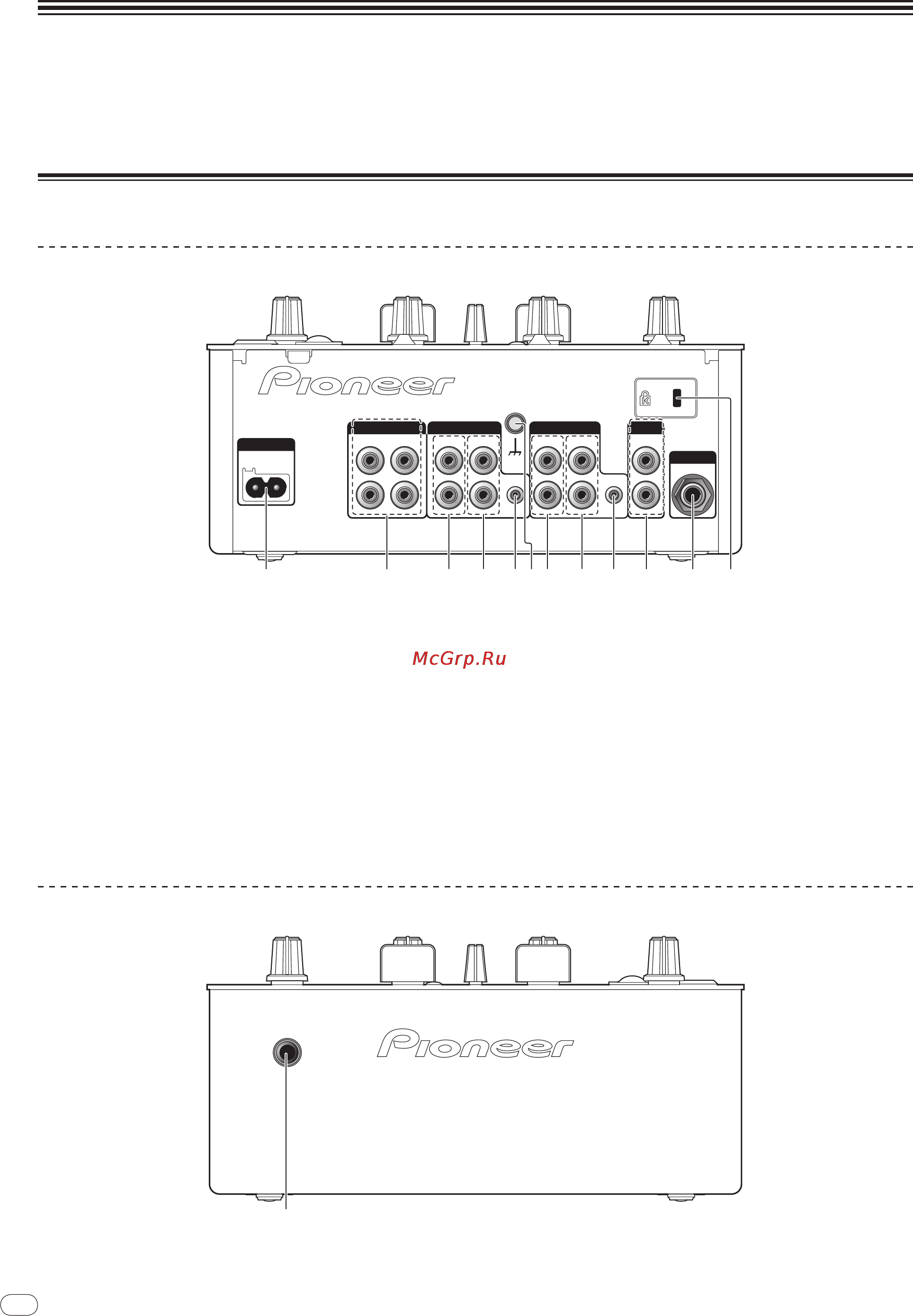 Pioneer DJM-350-W [38/116] Anschlüsse