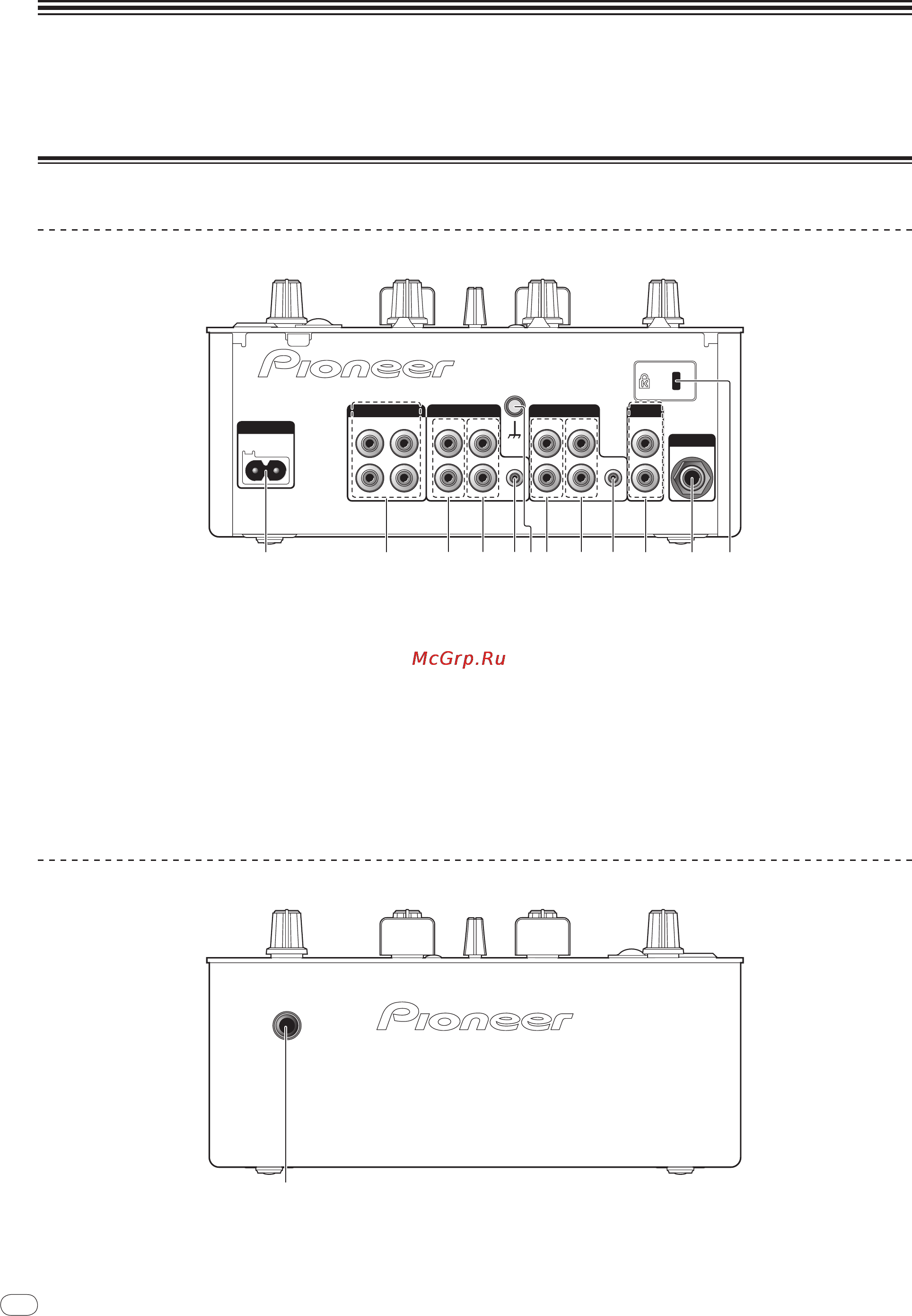 Pioneer DJM-350-W [54/116] Collegamenti