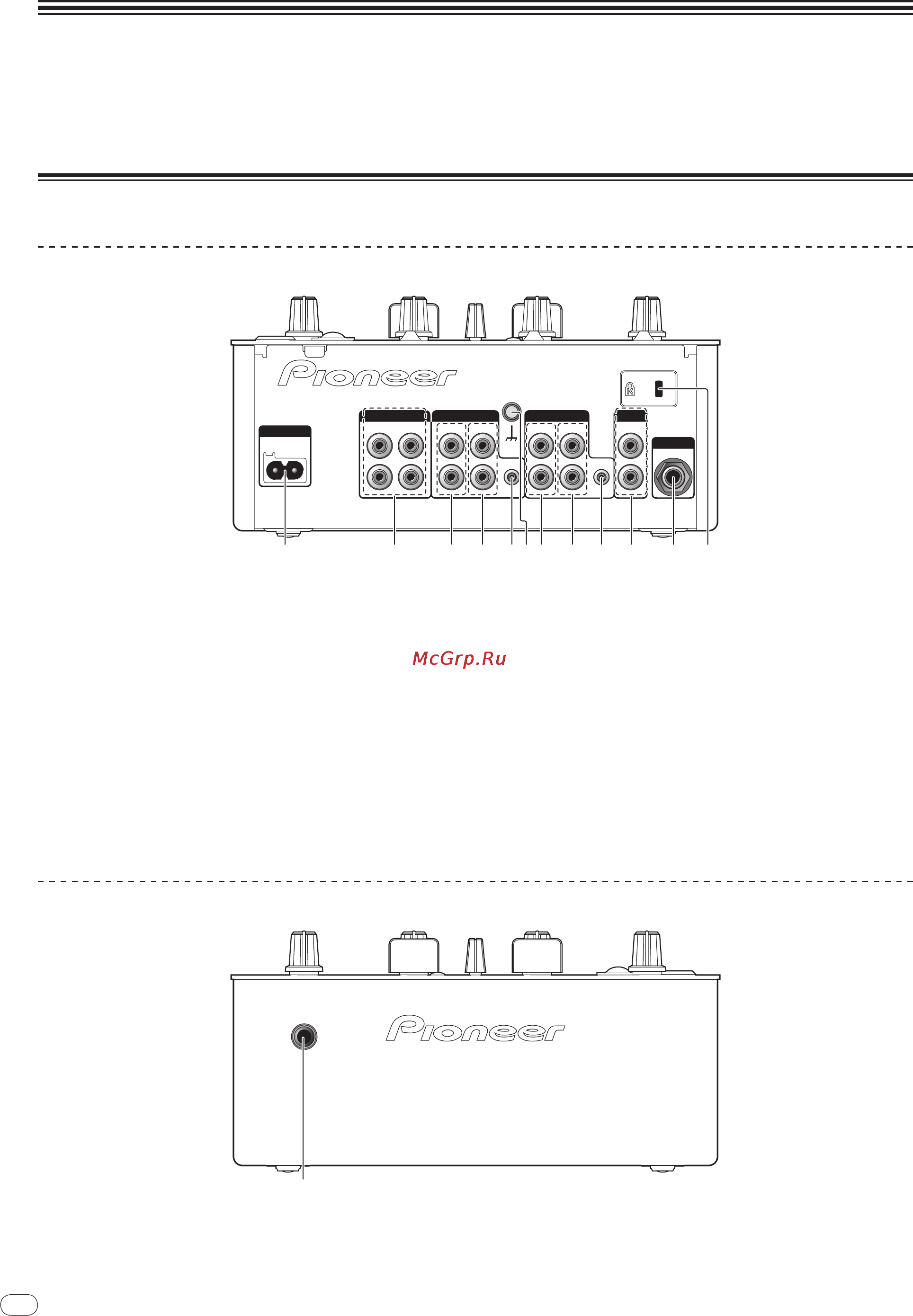 Pioneer DJM-350-W [86/116] Conexiones