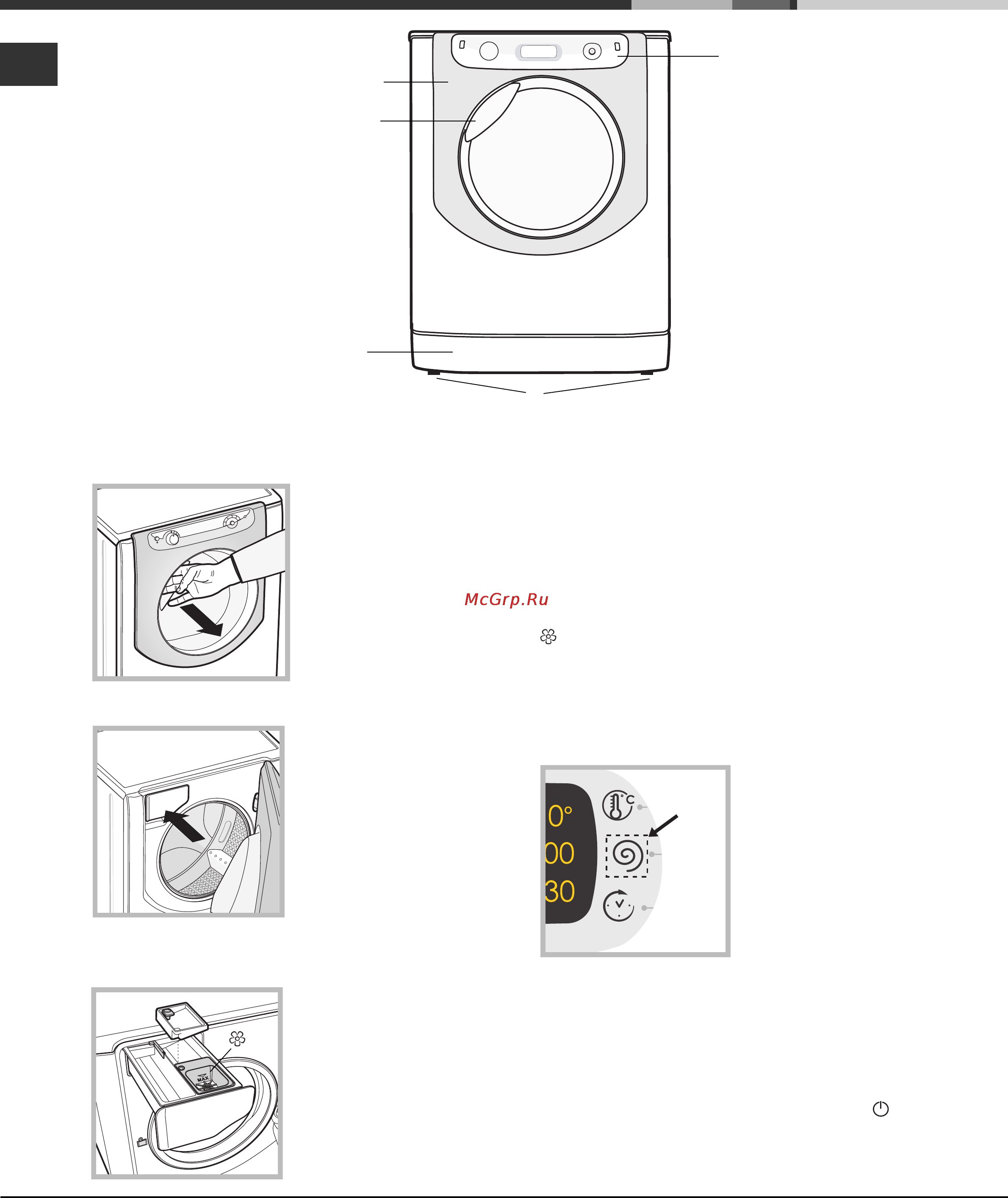 Hotpoint-Ariston AQSD 29 U (CIS).L [4/12] Панель управления