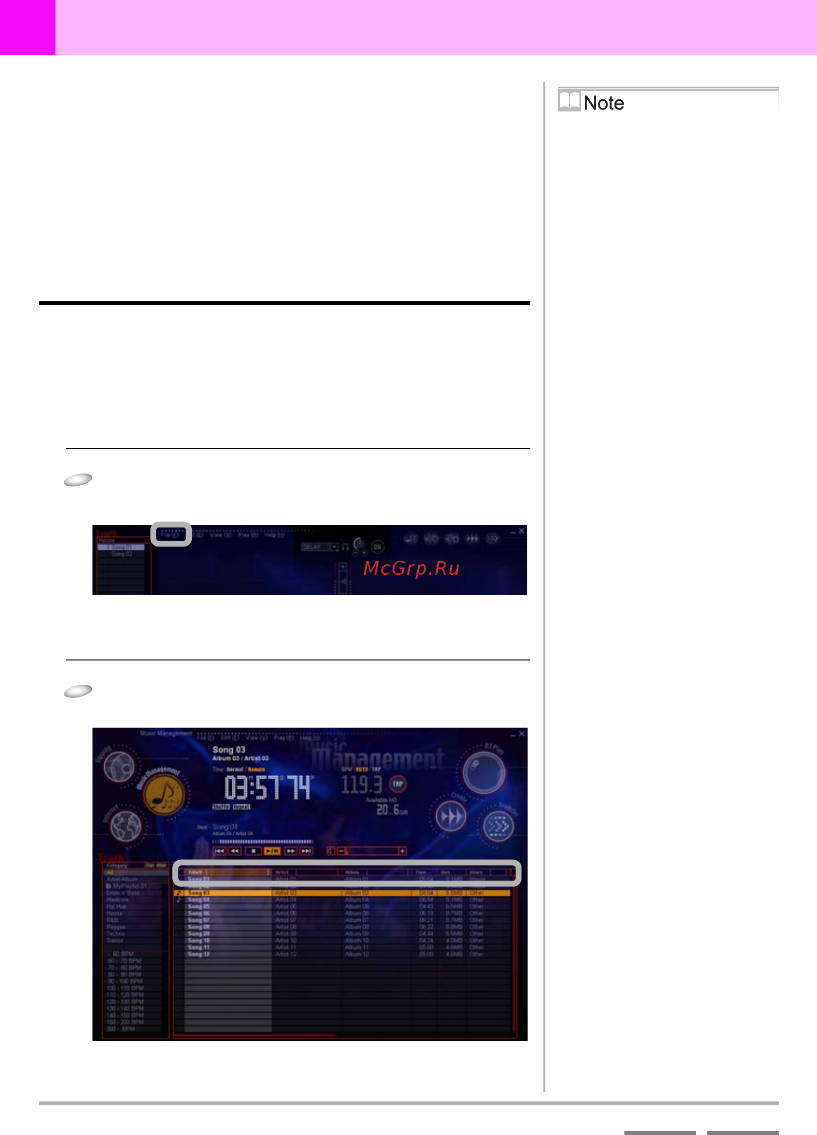 Pioneer DJS [76/155] Changing the width of an item