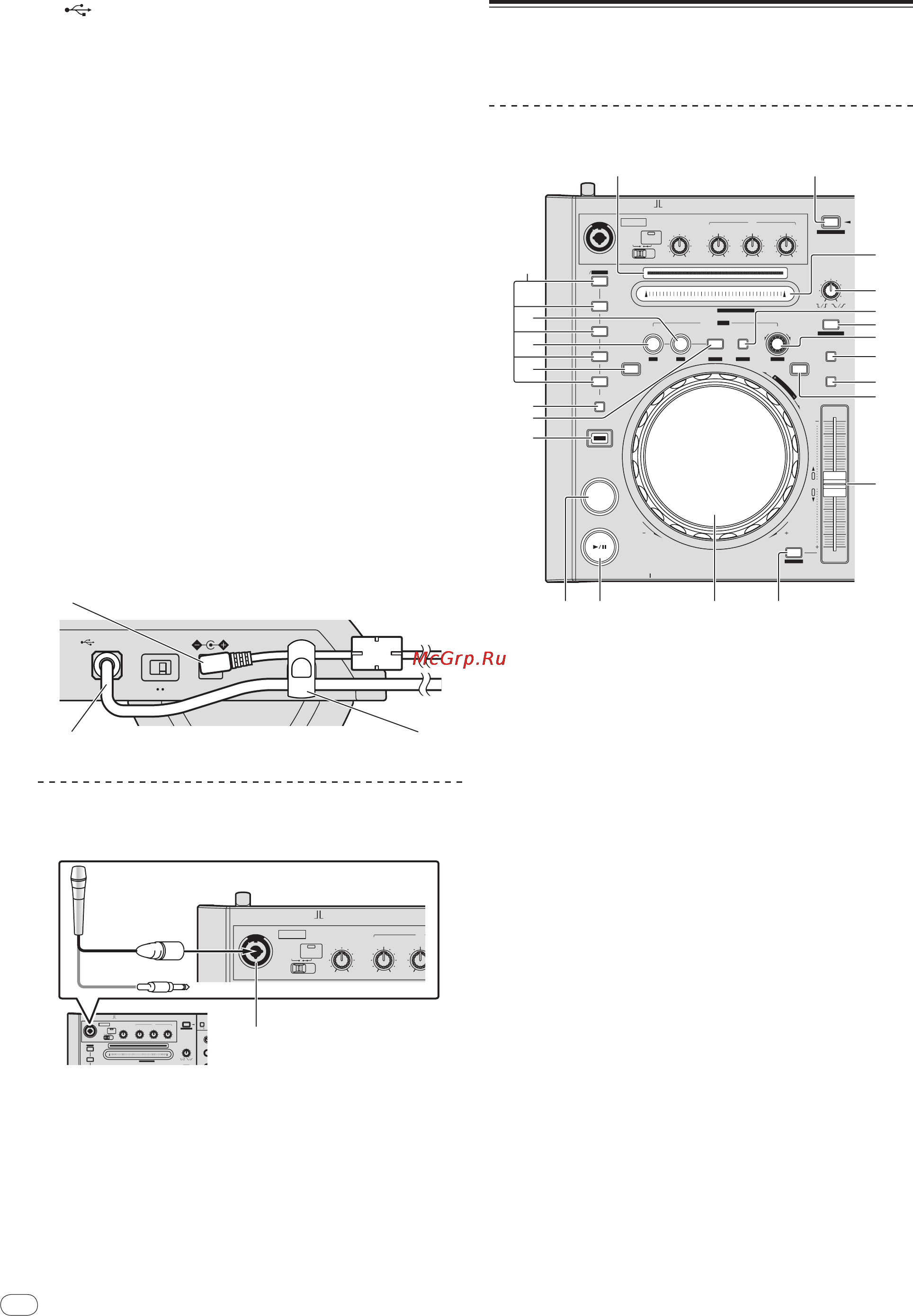 Pioneer DDJ-S1 [12/80] Nombres y funciones de los controles