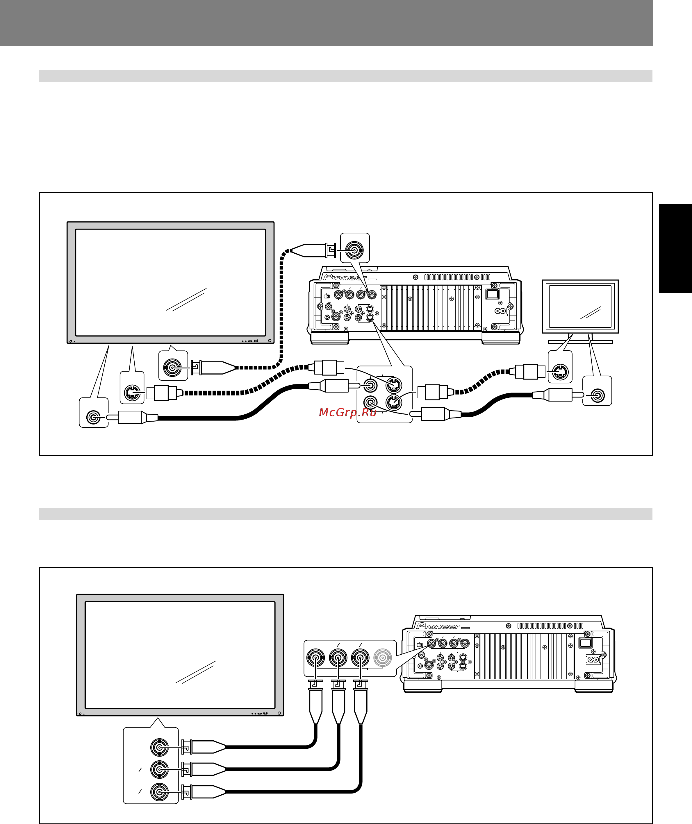Pioneer DVJ-X1 [67/103] Conexión a un monitor de televisión vídeo compuesto vídeo s