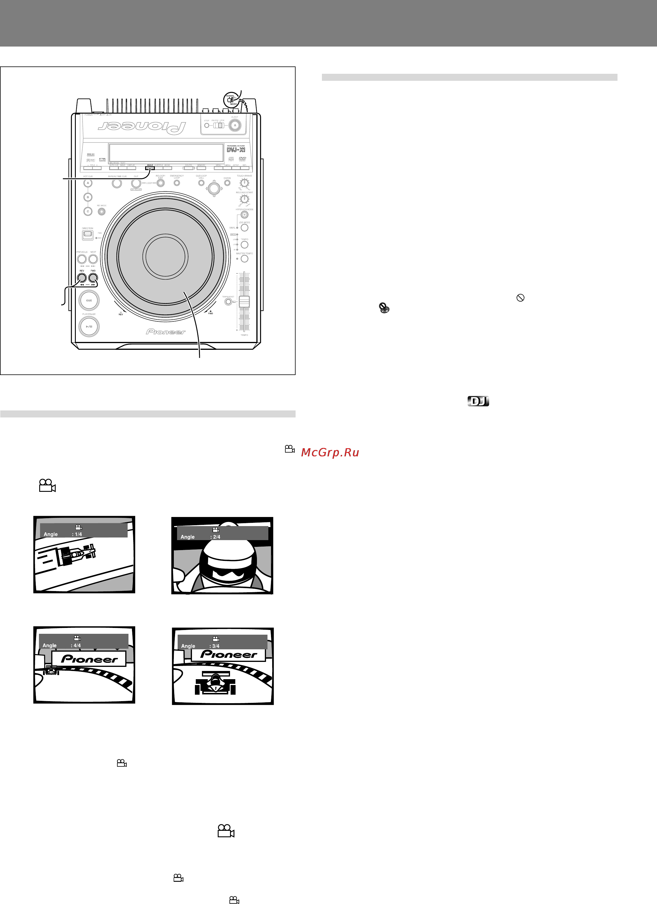 Pioneer DVJ-X1 [86/103] Avance rápido retroceso rápido
