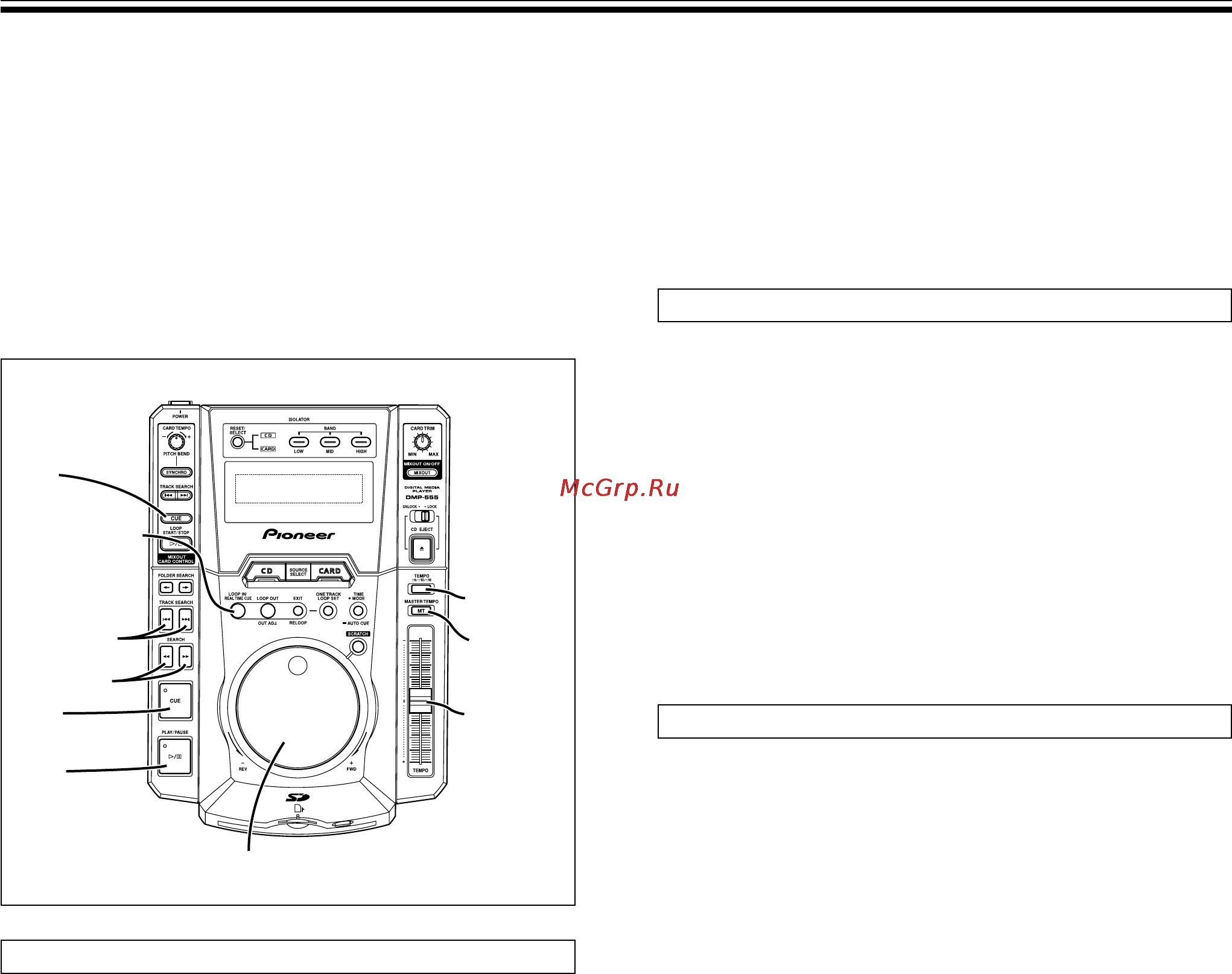 Pioneer DMP-555 [14/24] Fast forward fast reverse